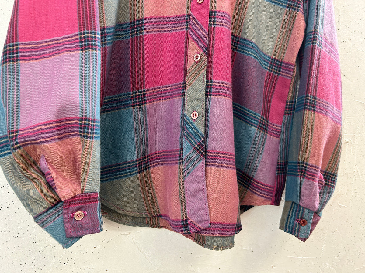 Vintage Check Shirt 〜 MADE IN USA〜 [J34137]