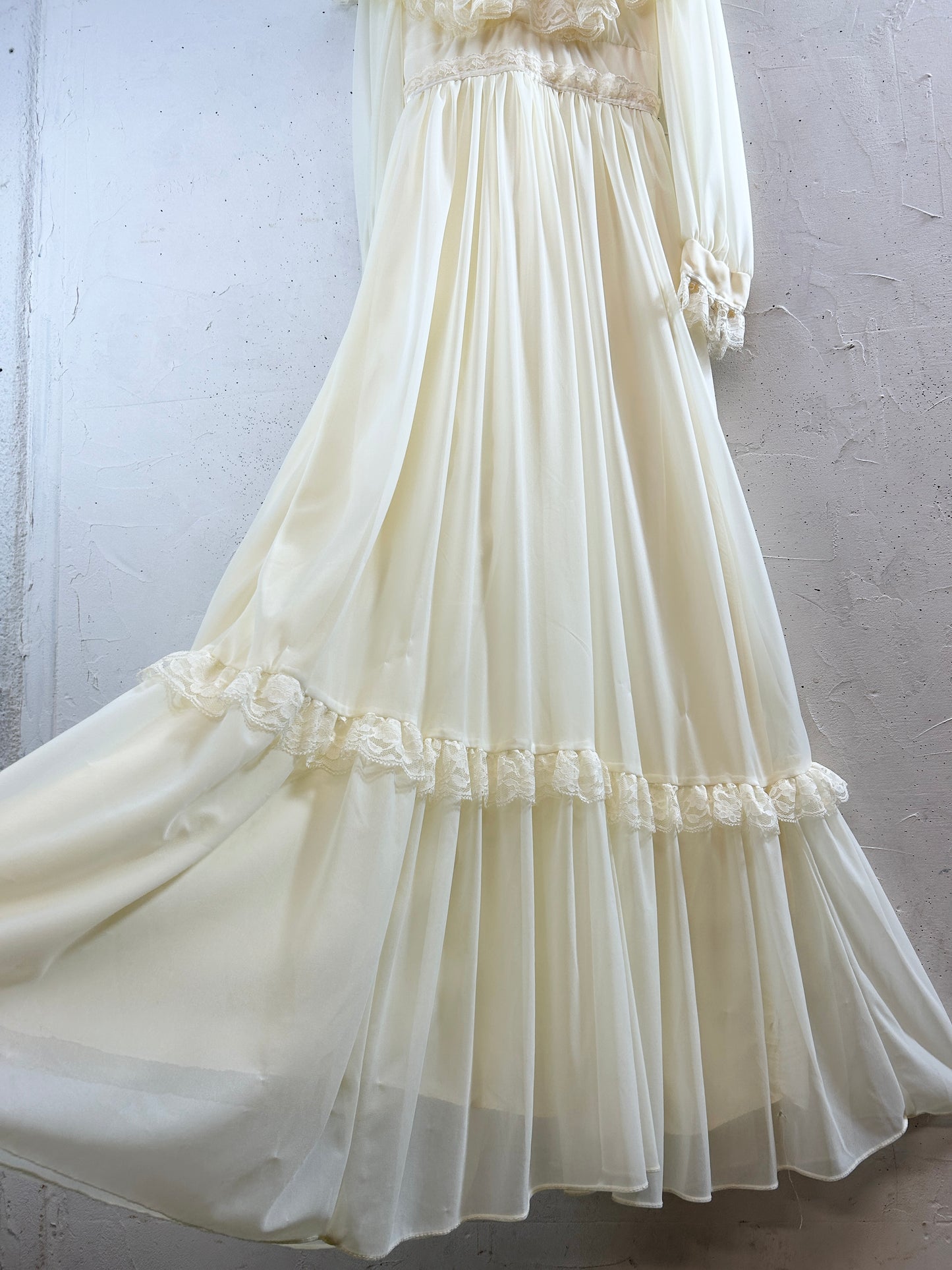 Vintage White Lace Dress [K30814]