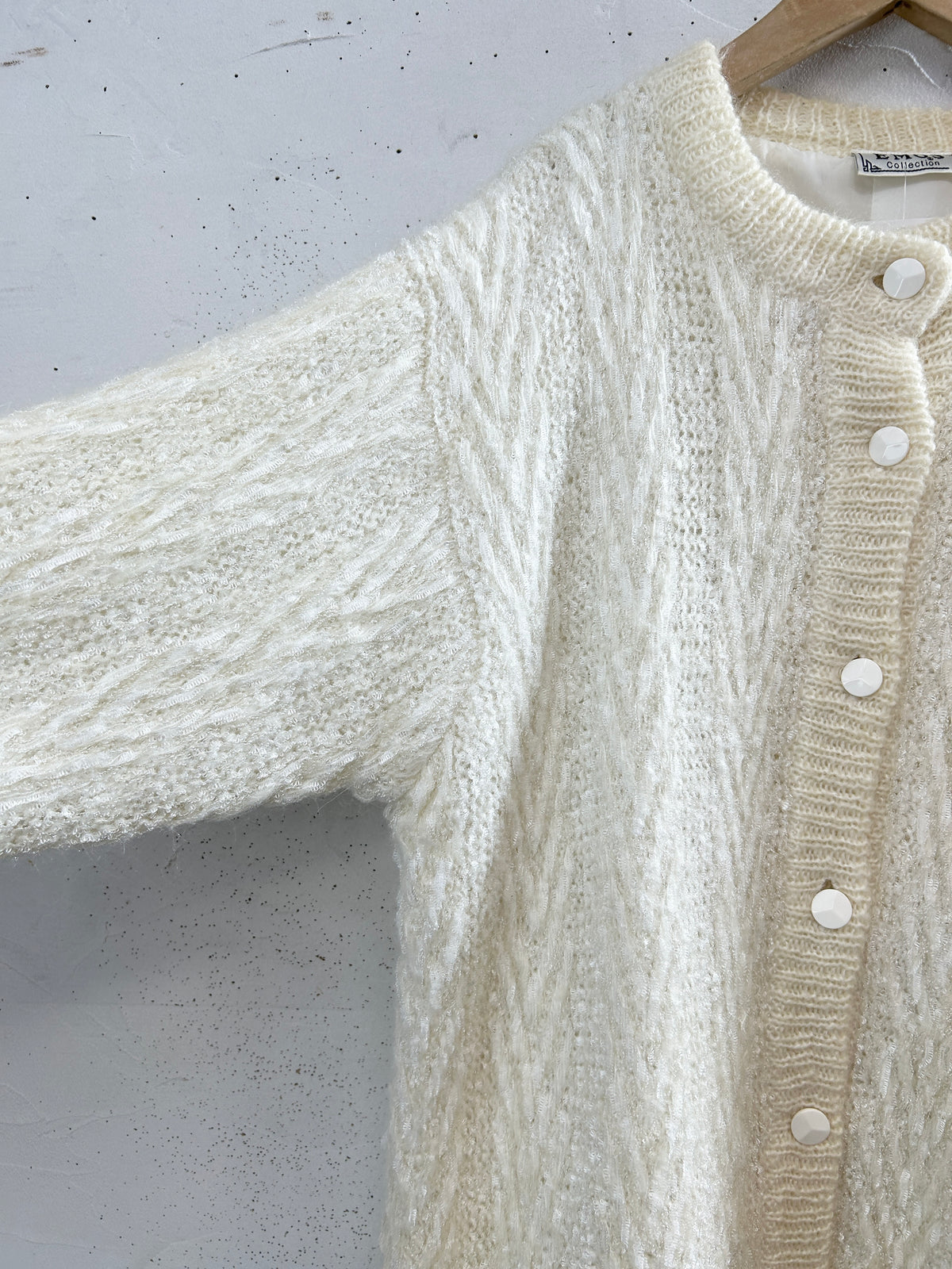 Vintage Mohair Knit Cardigan [J34171]