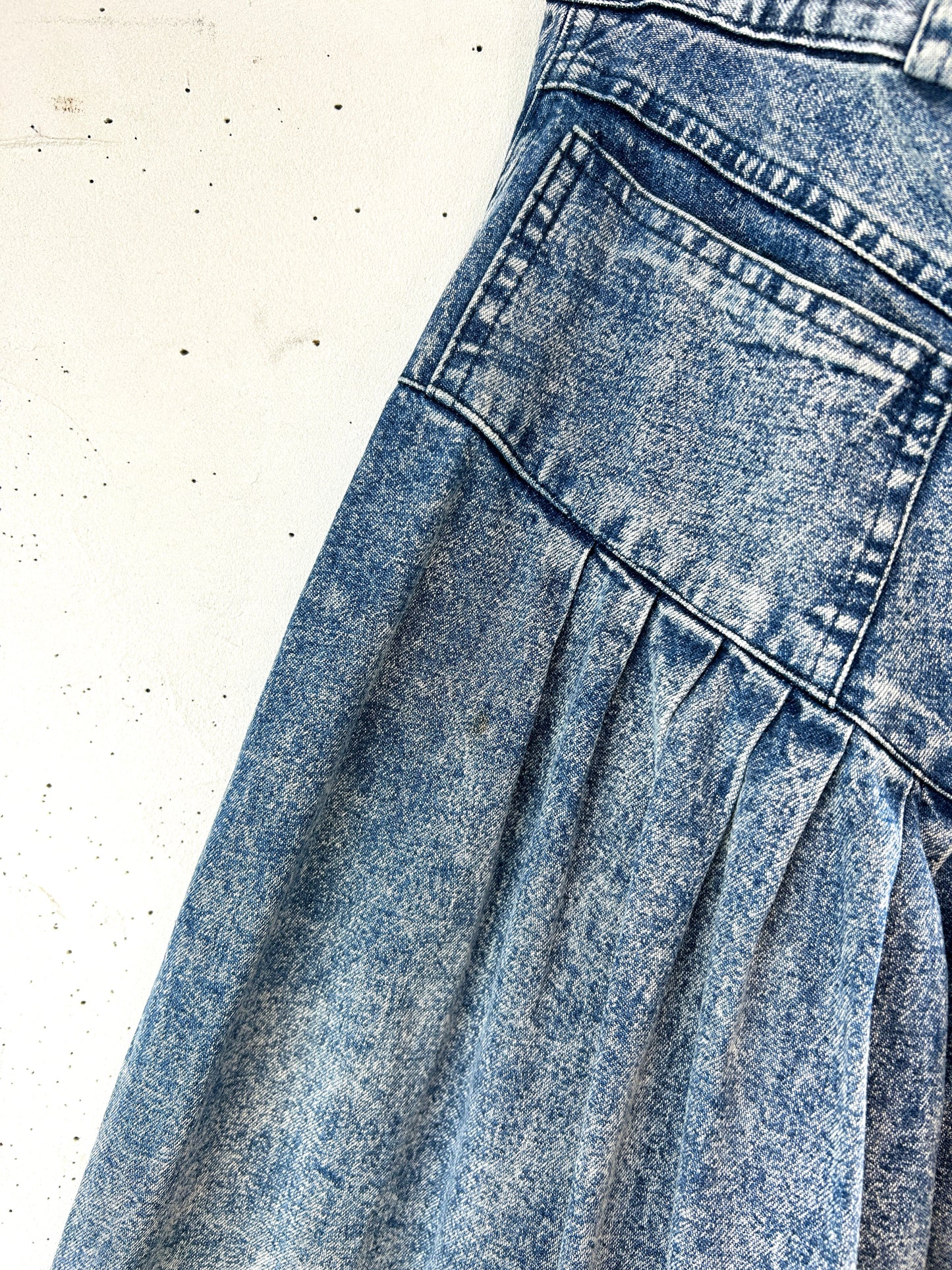 Vintage Denim Skirt  [E32433]