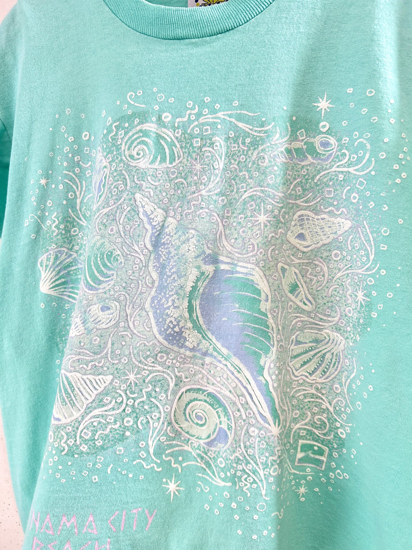 Vintage T Shirt 〜Funny dot CRAZY〜 [E32399]