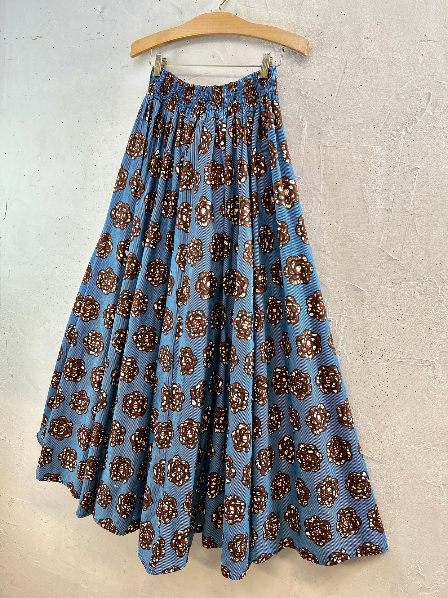 Vintage African Batik Skirt [K30841]