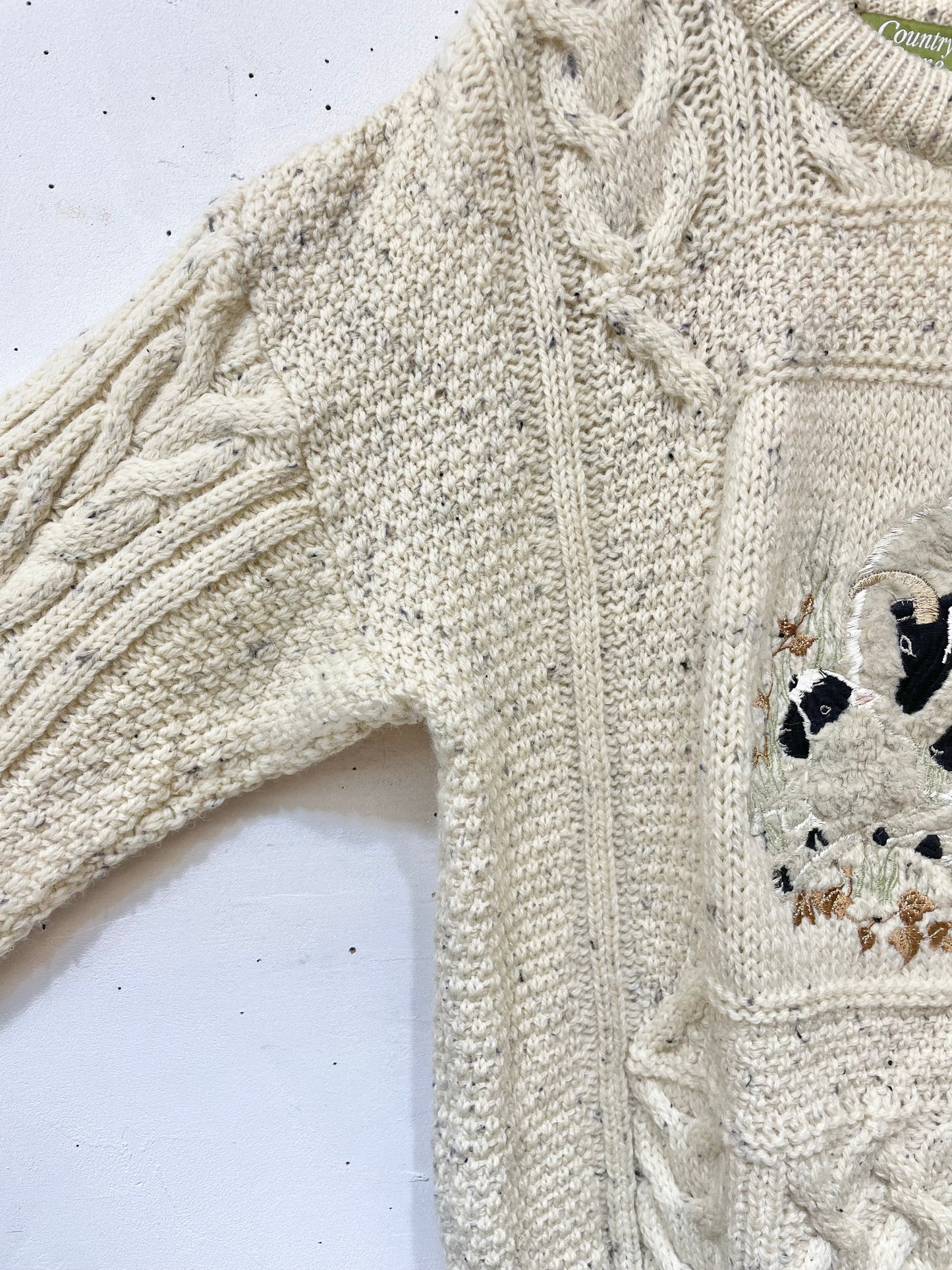 Vintage Aran Knit Sweater [A25994]