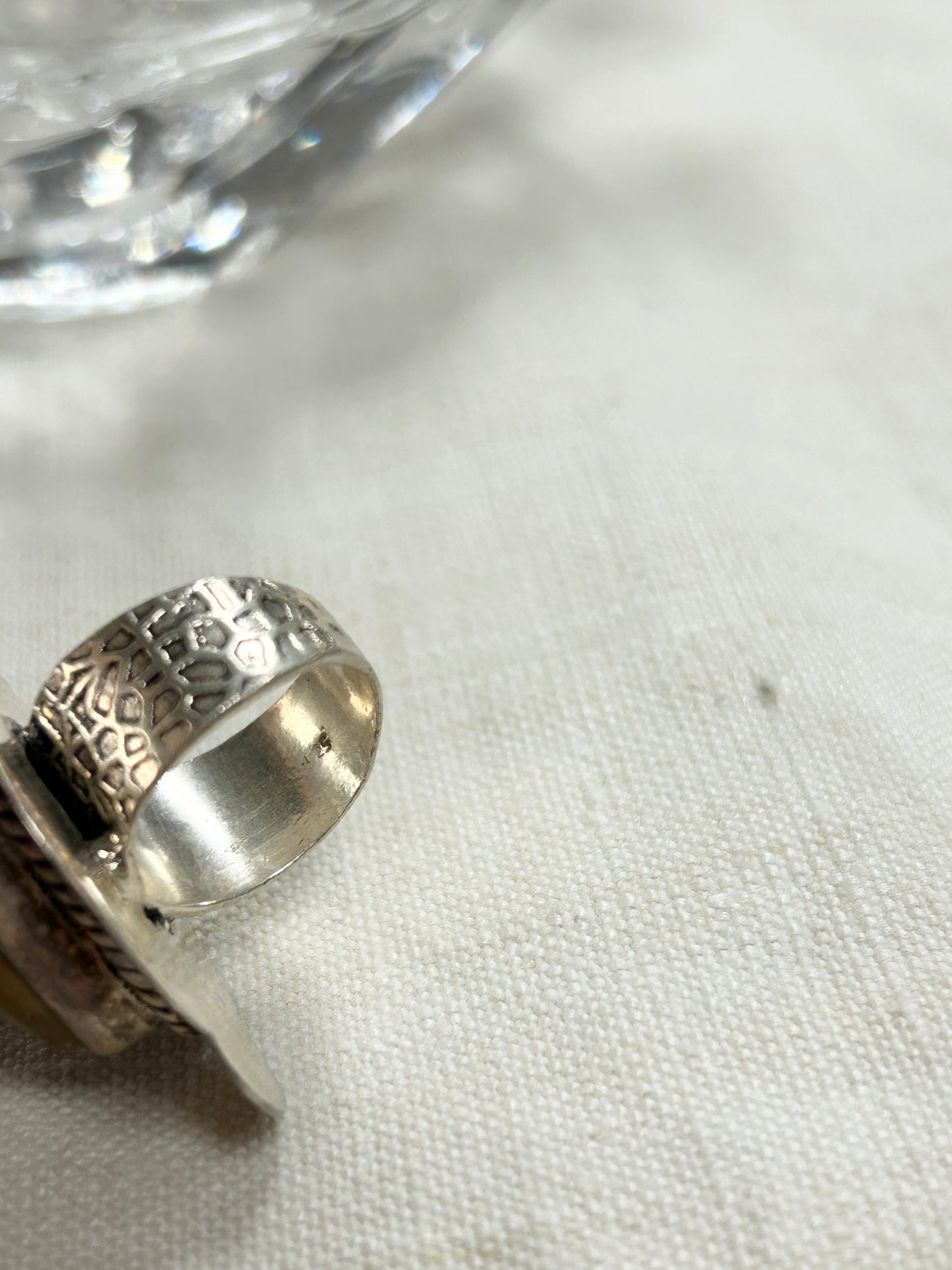 Vintage 925 Silver Ring[J30535]