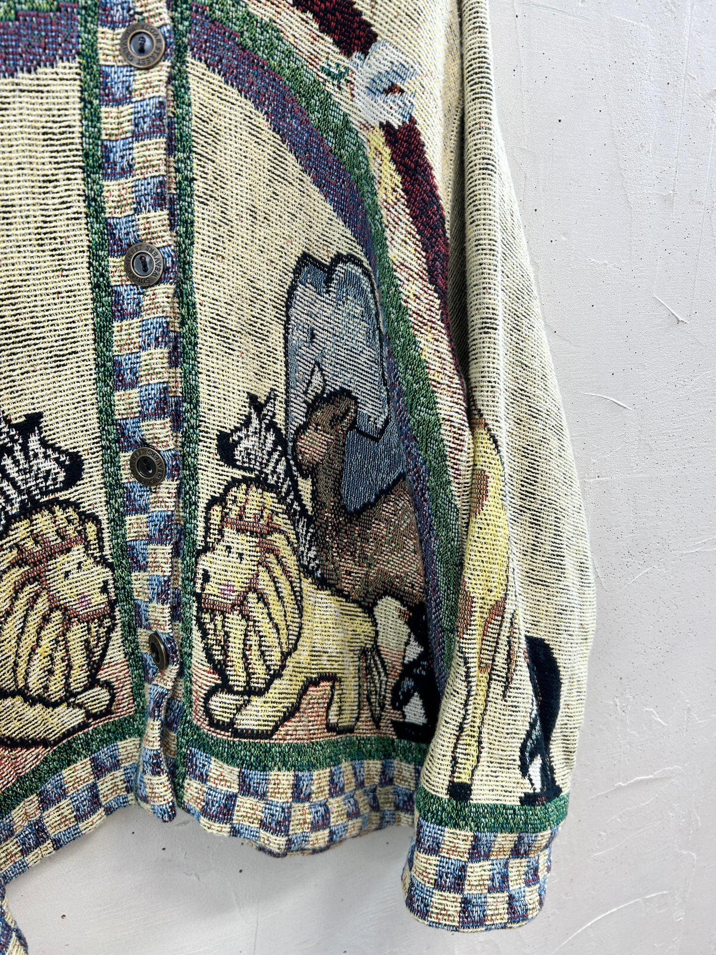 Vintage Rug Jacket 〜SUGAR STREET WEAVERS〜 MADE IN AMERICA [A31239]