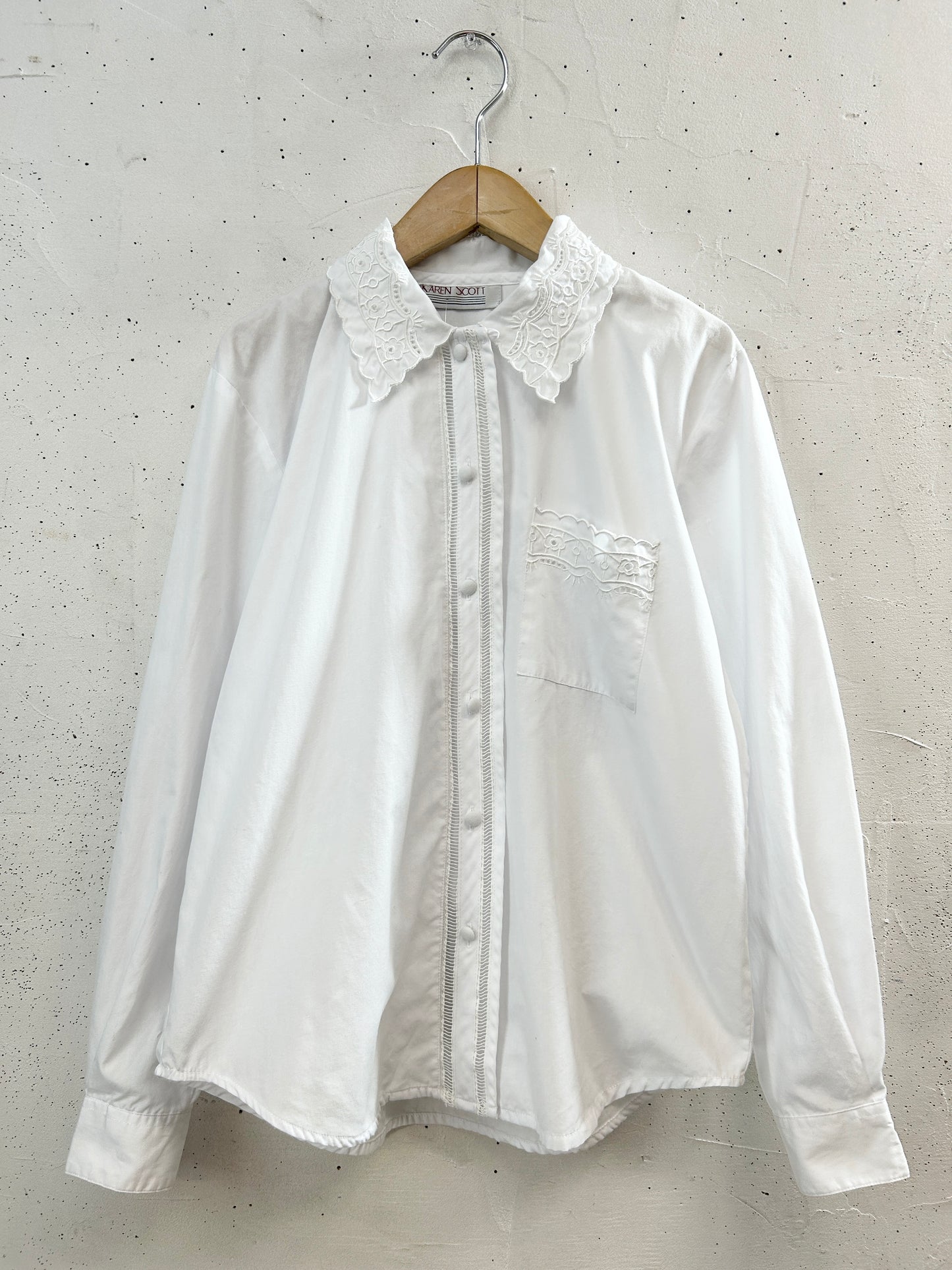 Vintage White Blouse [H33456]