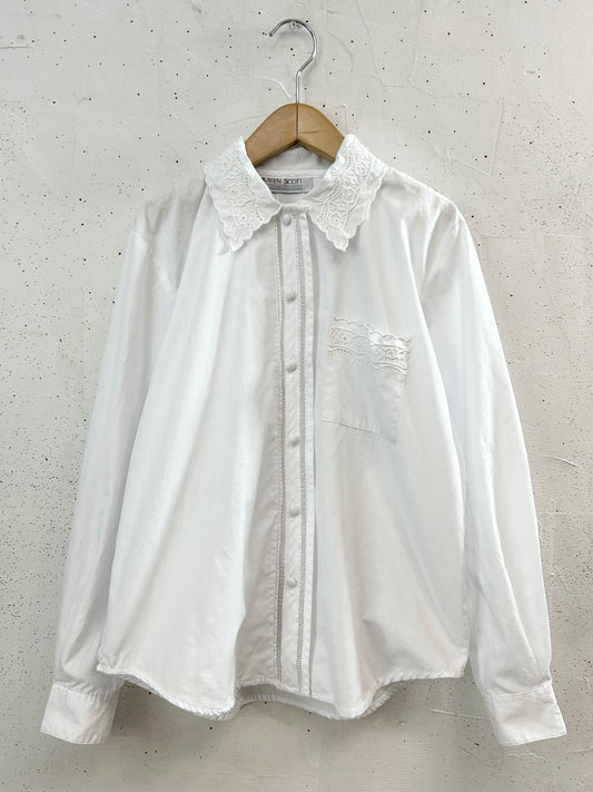 Vintage White Blouse [H33456]