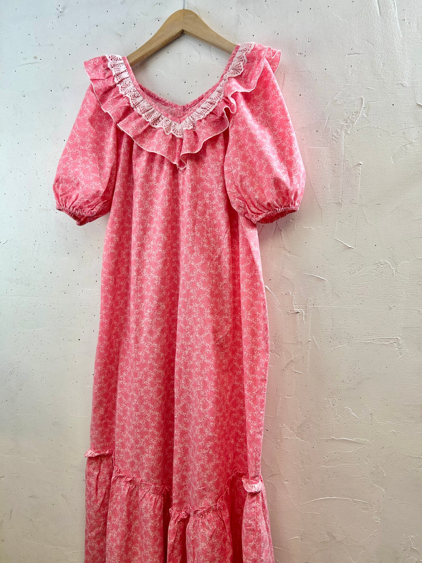 Vintage Bicycle Pattern Dress [G30805]