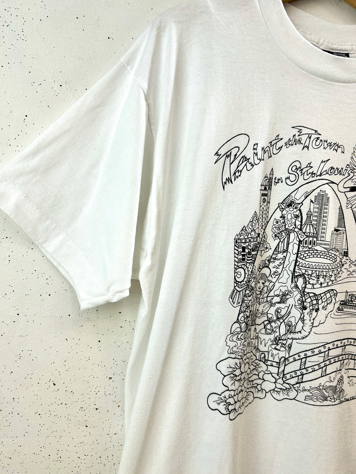 '90s Vintage T-Shirt MADE IN USA  [F32864]