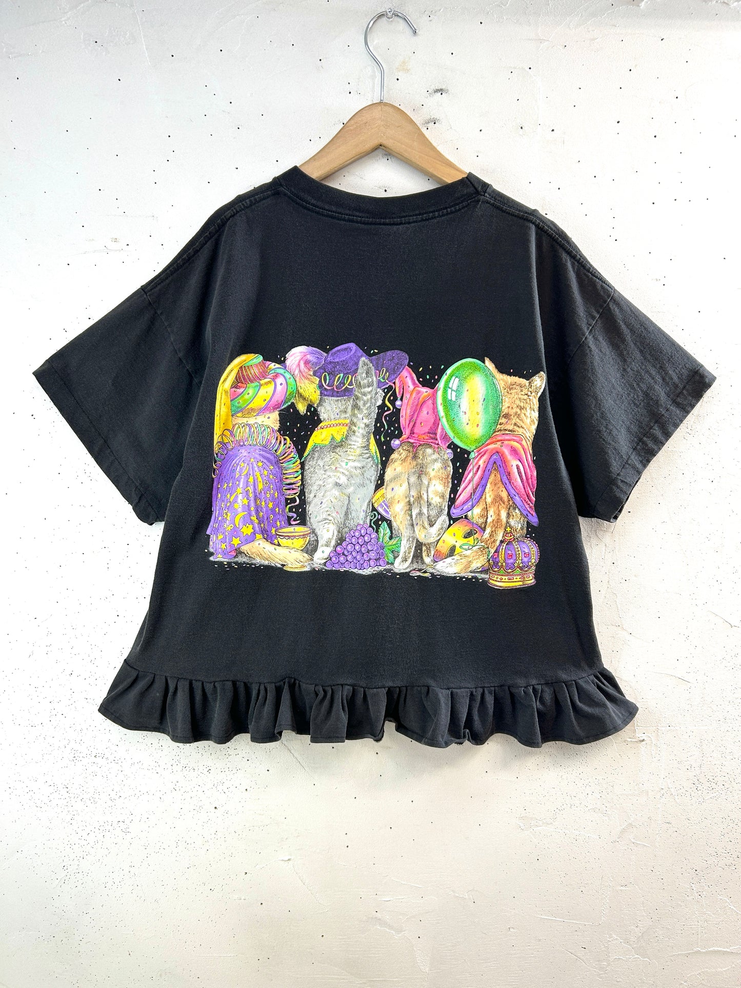 Vintage T Shirt 〜Funny dot CRAZY〜 [F32746]