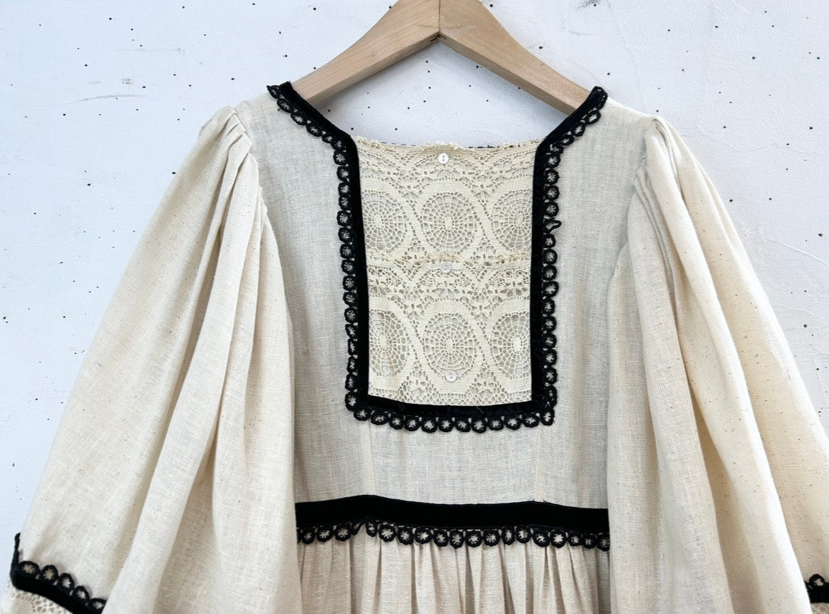 '70s Vintage Dress 〜MARIANNE〜 [D32053]