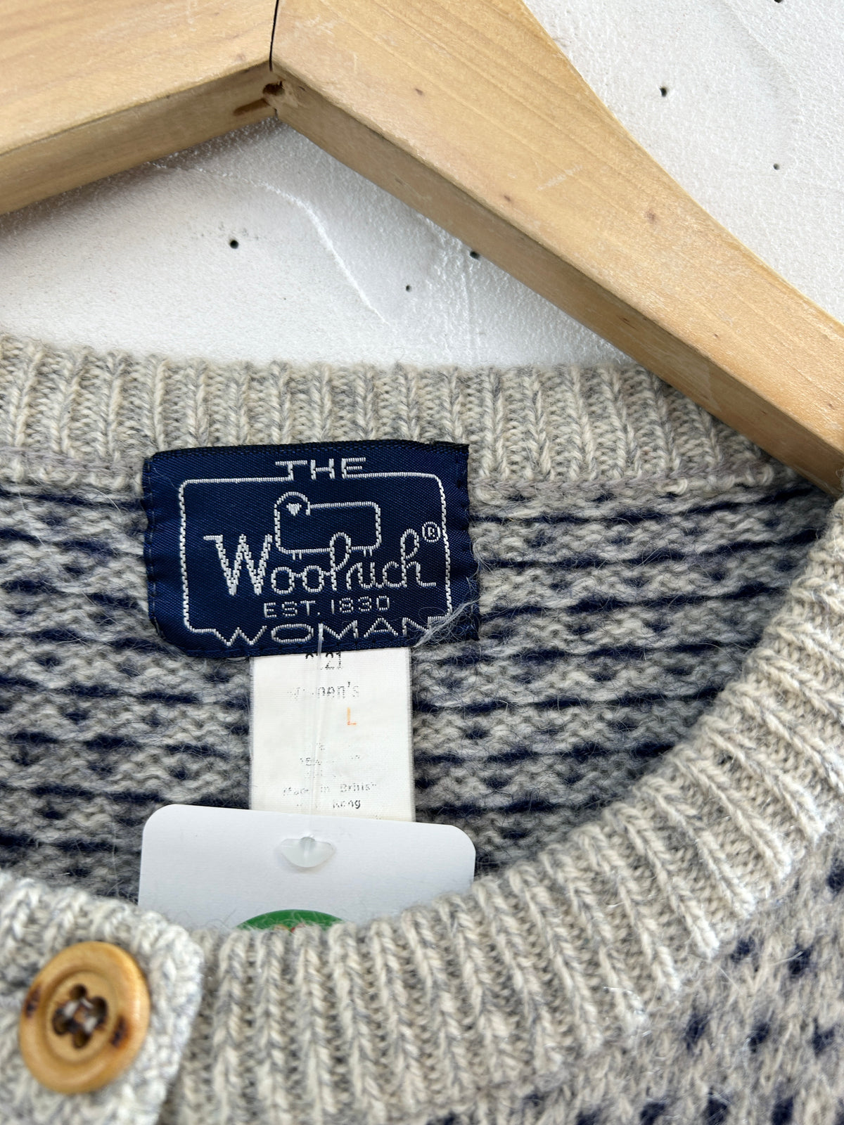 Vintage Knit Cardigan 〜Woolrich〜 [I34036]