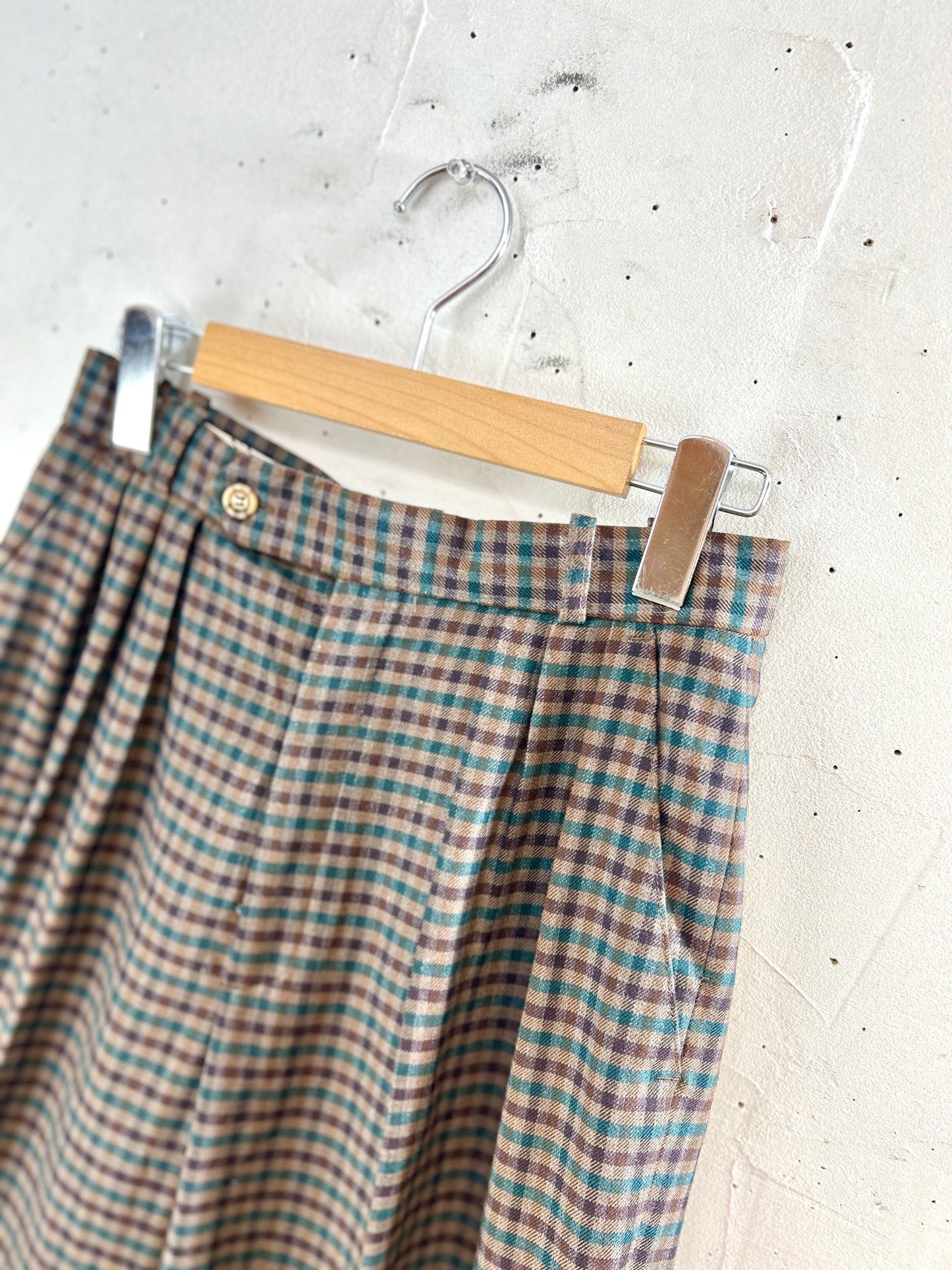 Vintage Plaid Pants [I30283]