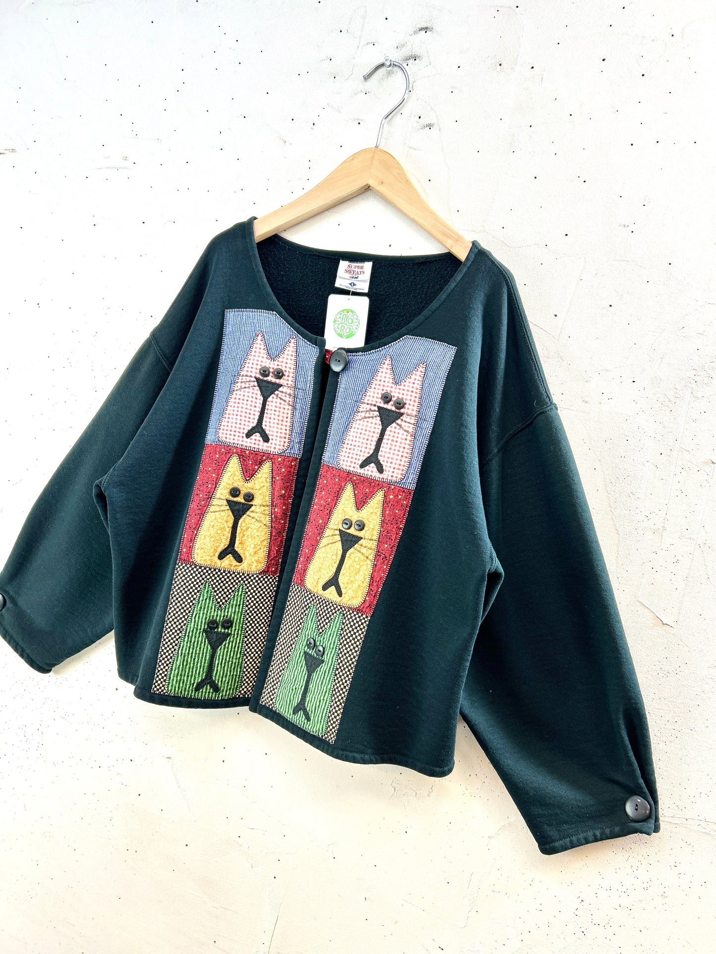 Vintage Sweat Cardigan MADE IN USA [J30560]