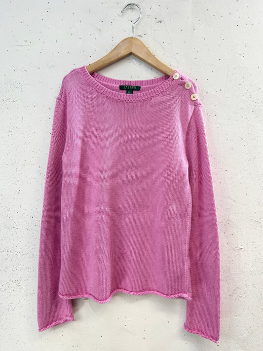 Vintage Cotton Knit 〜Ralph Lauren〜 [J34153]