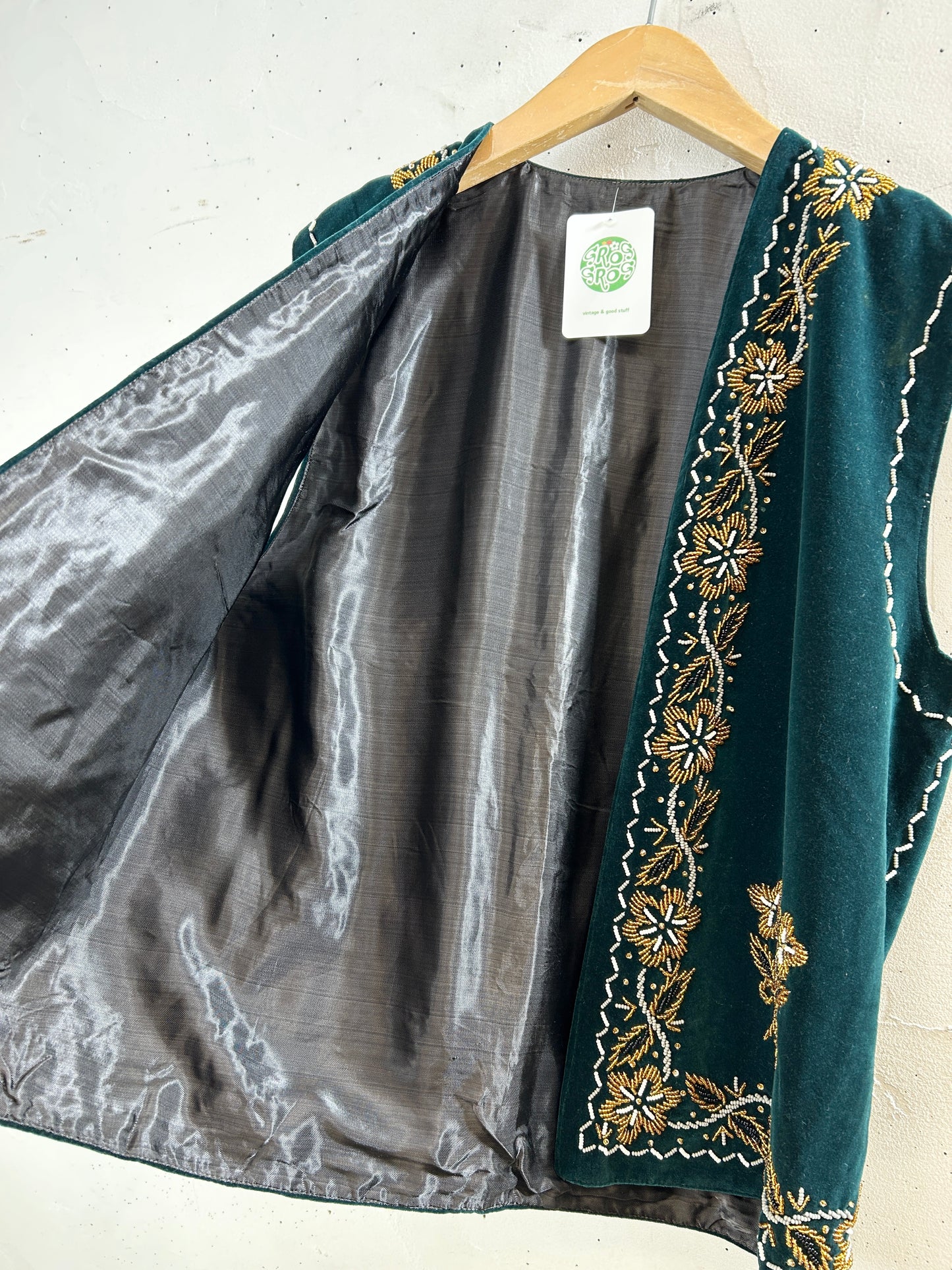 Vintage Velour Vest [J30446]