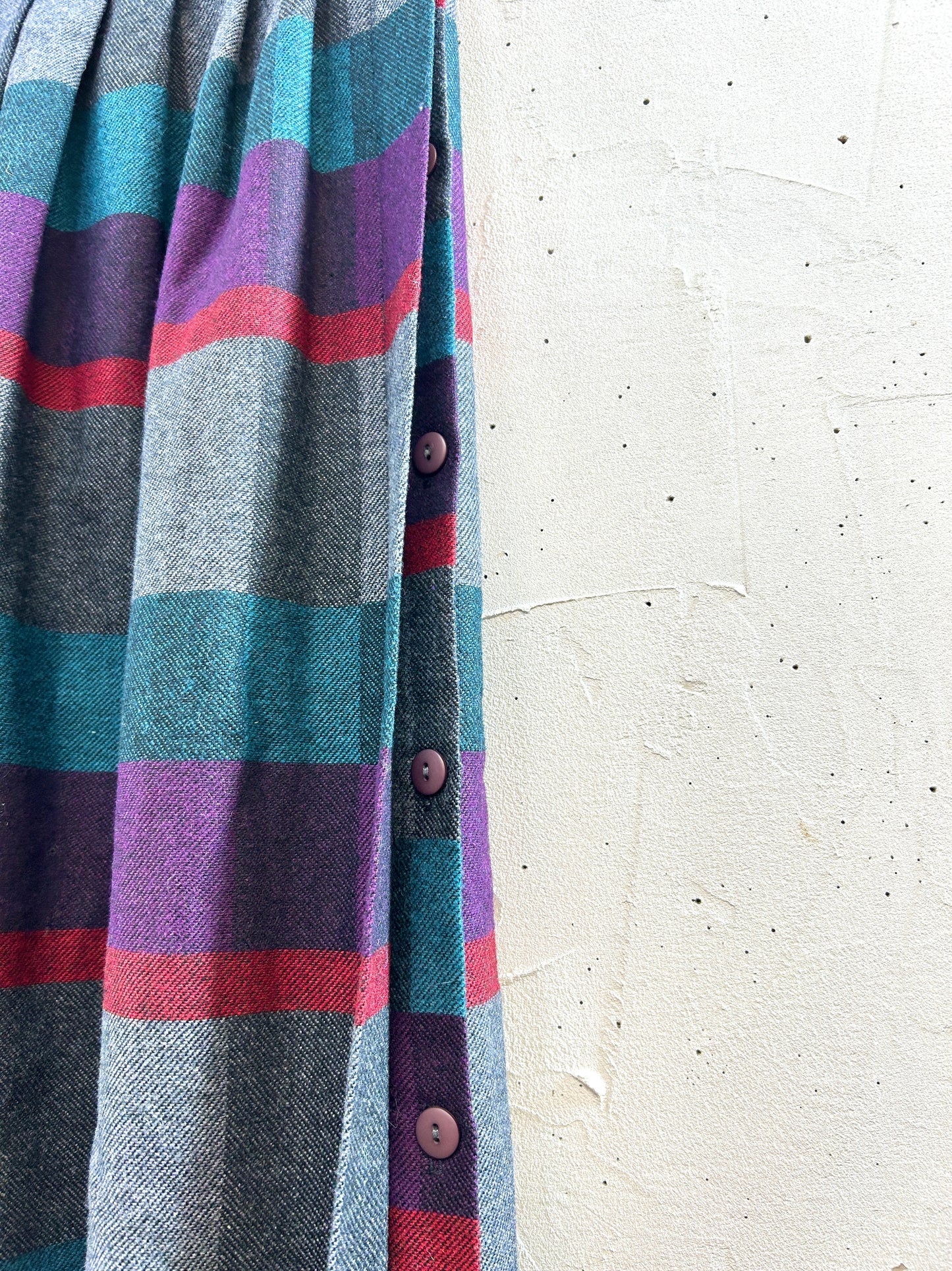 Vintage wool Skirt [J30515]