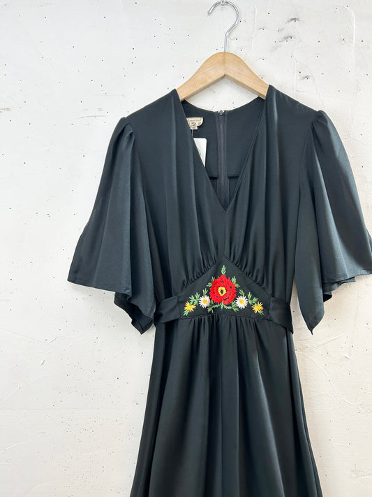 Vintage Flower Stitch Dress [H30905]