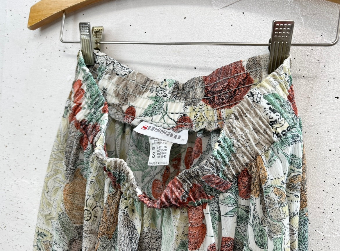 Vintage Tiered Skirt [E32314]