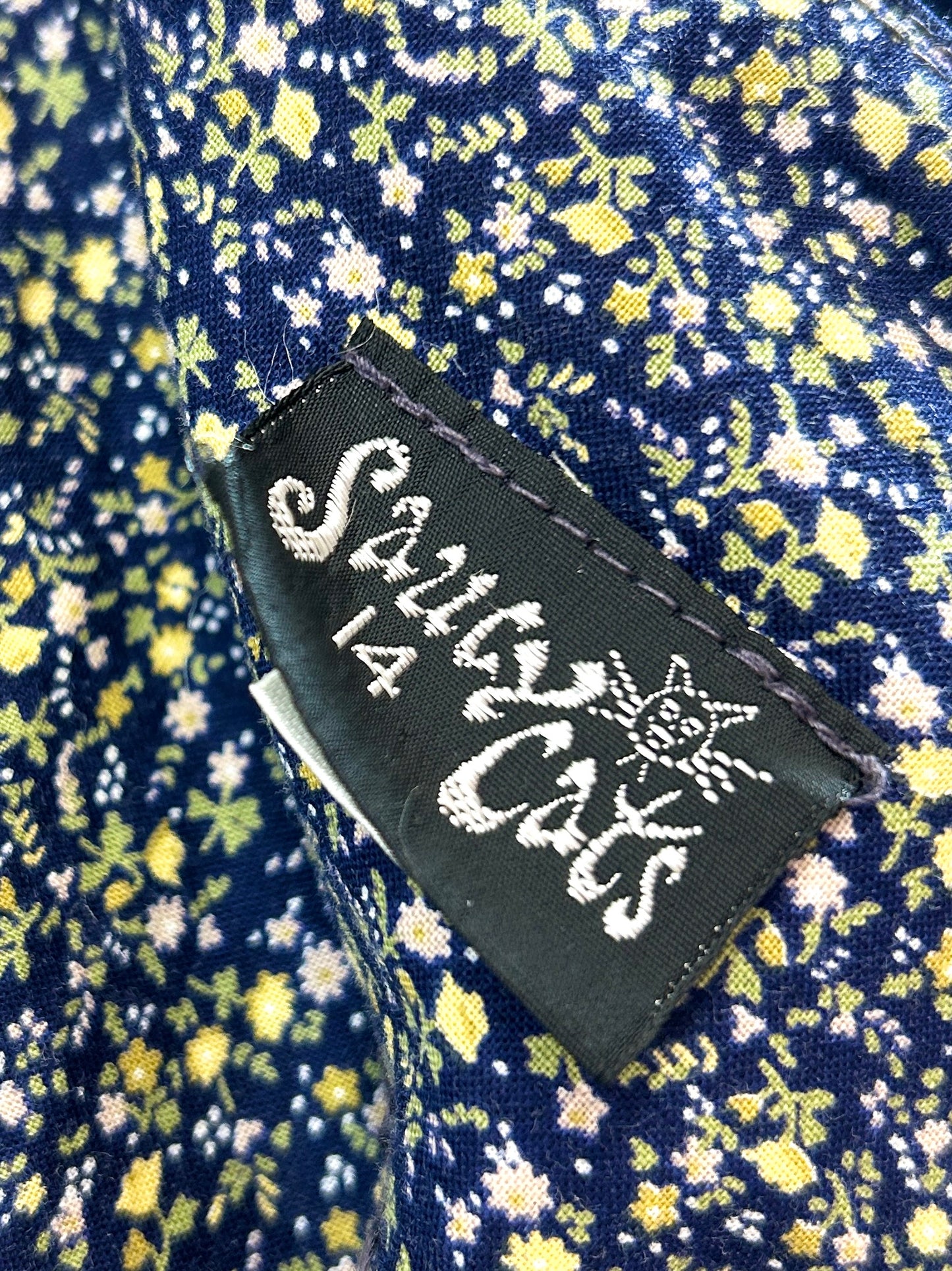 '70sVintage Tiered Skirt 〜Saucy Cats〜  [C31919]