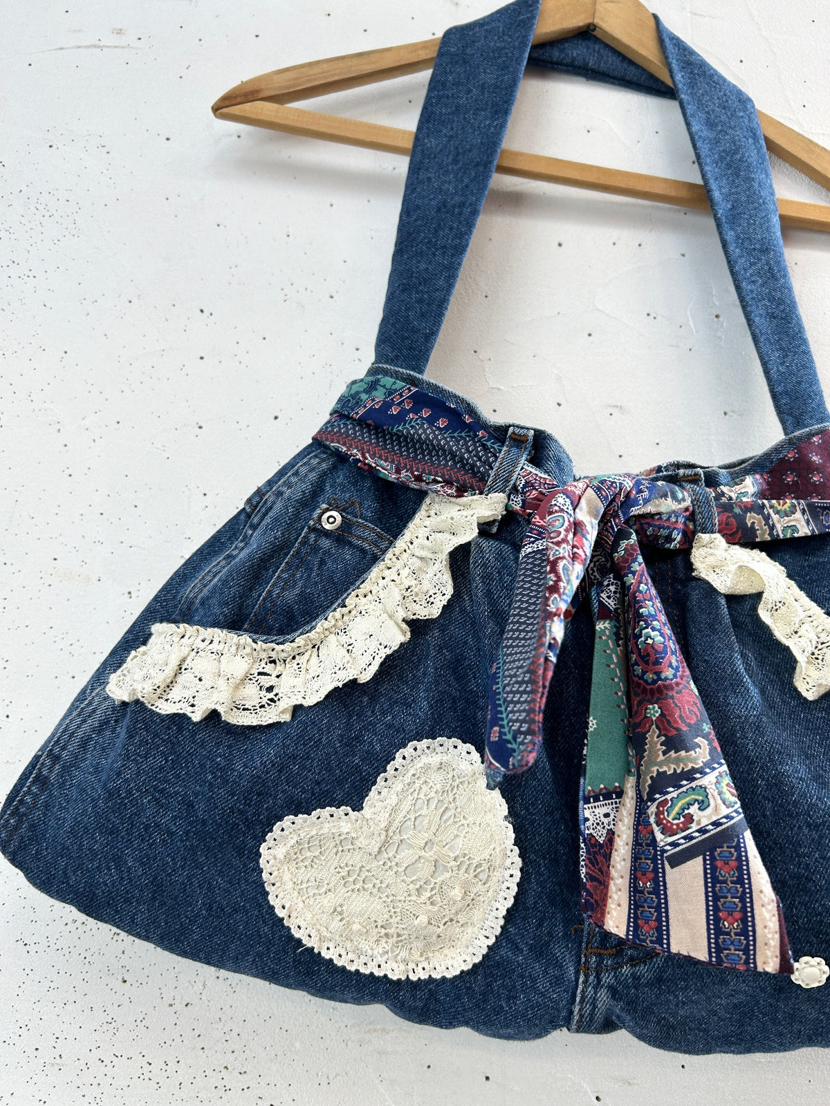 Vintage Denim Custom Bag [J34163]