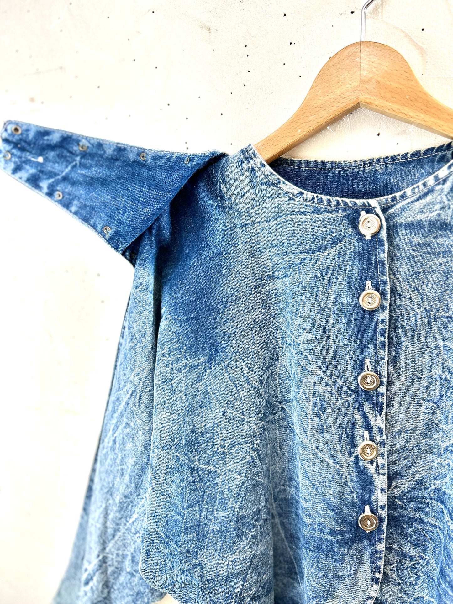 Vintage Denim Tops MADE IN Levanon [H30939]