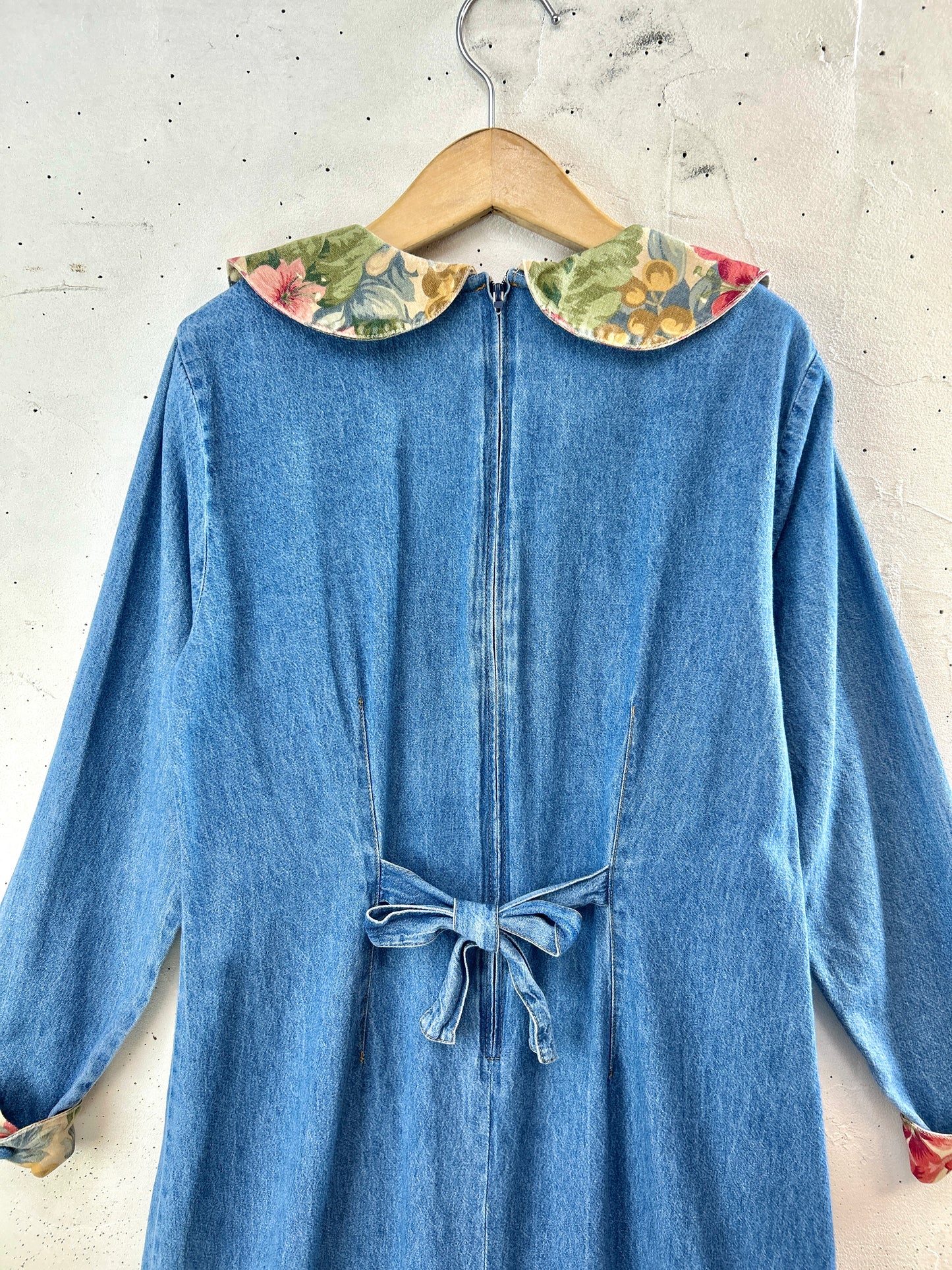Vintage Denim Dress MADE IN USA [J30531]