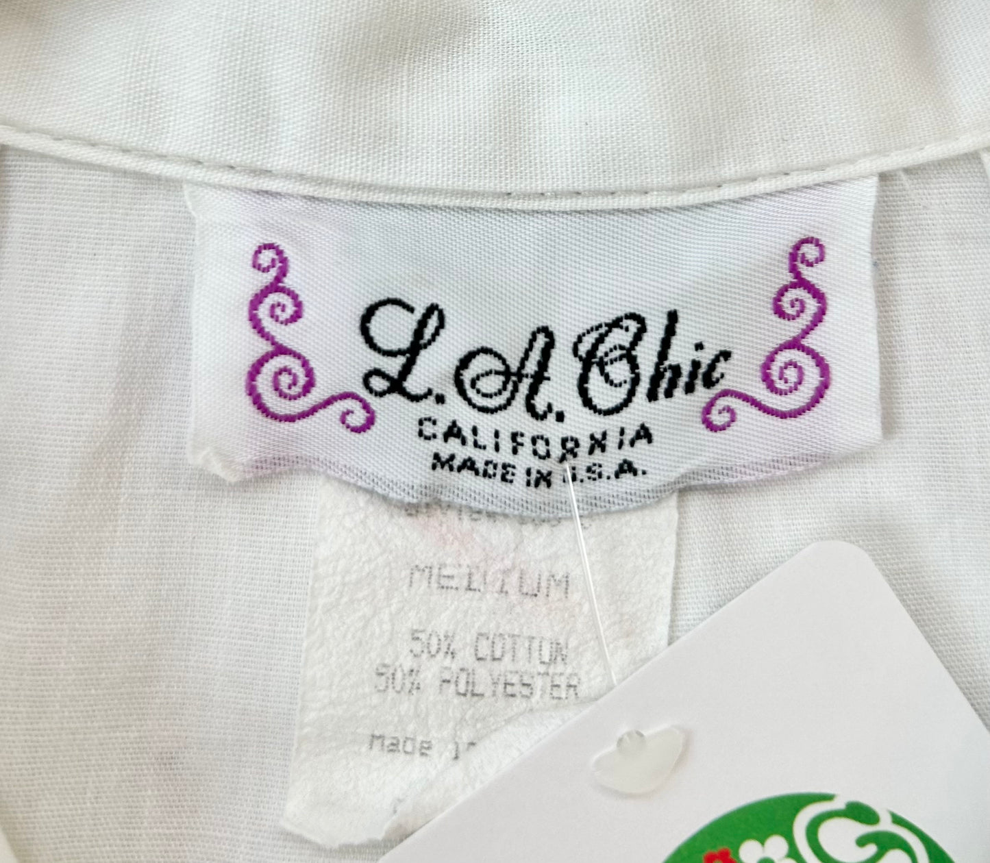 Vintage Blouse MADE IN USA [G30663]