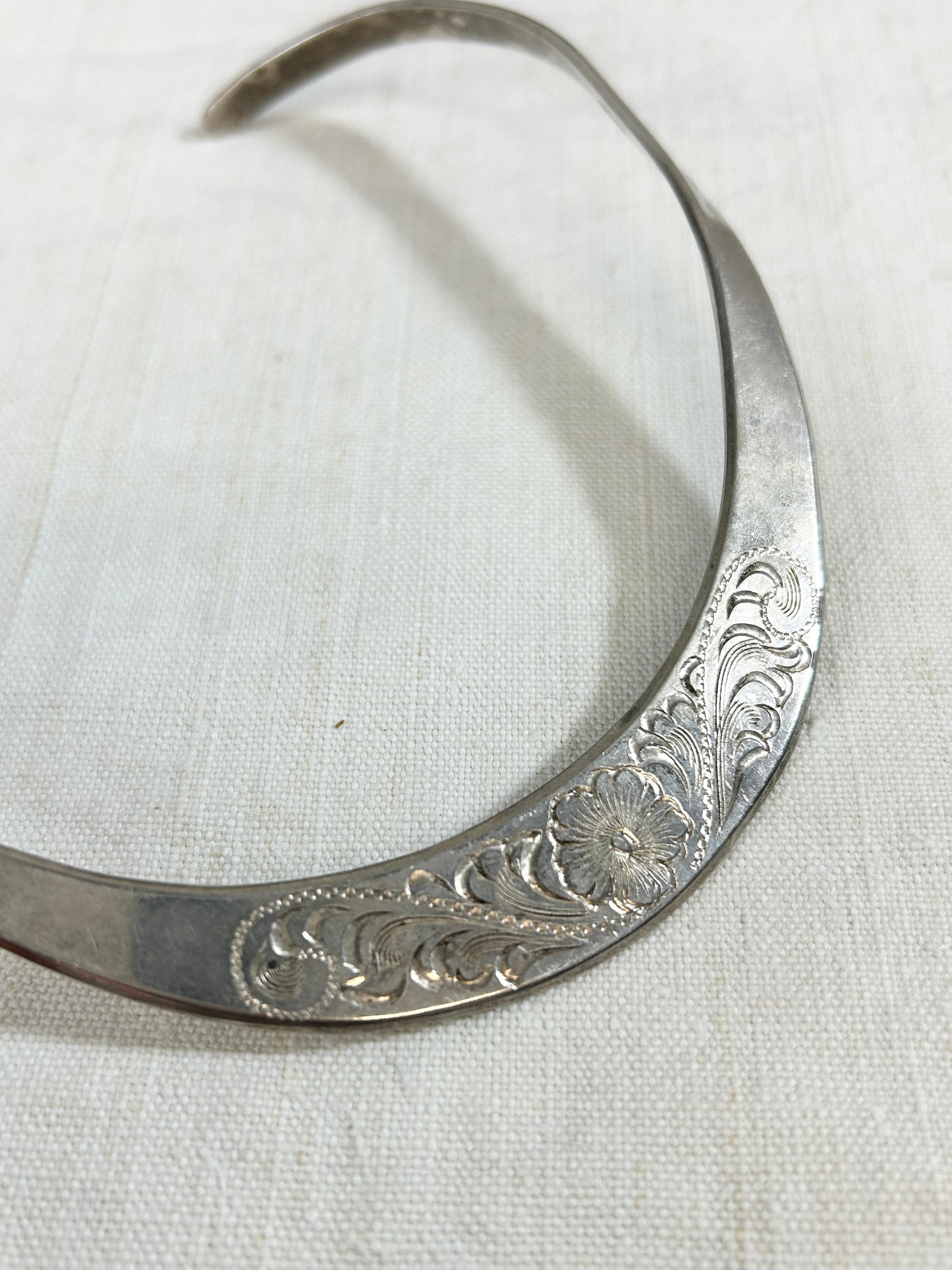 Vintage 925Silver Choker MADE IN MEXICO [I30221]