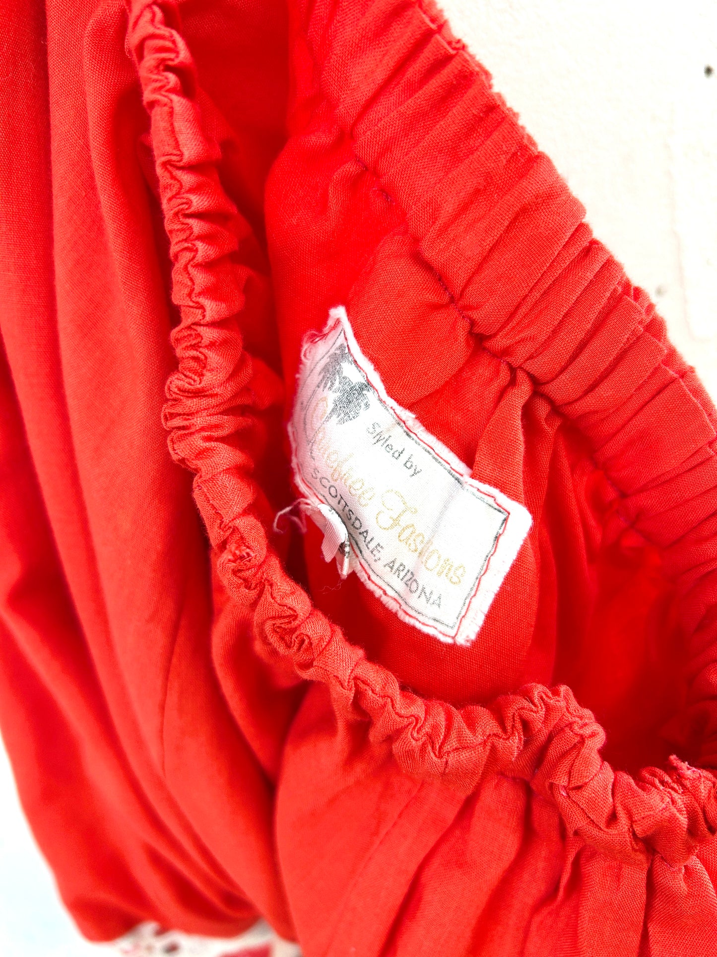 ’70s Velour Skirt 〜carefree fashions〜 [E32543]