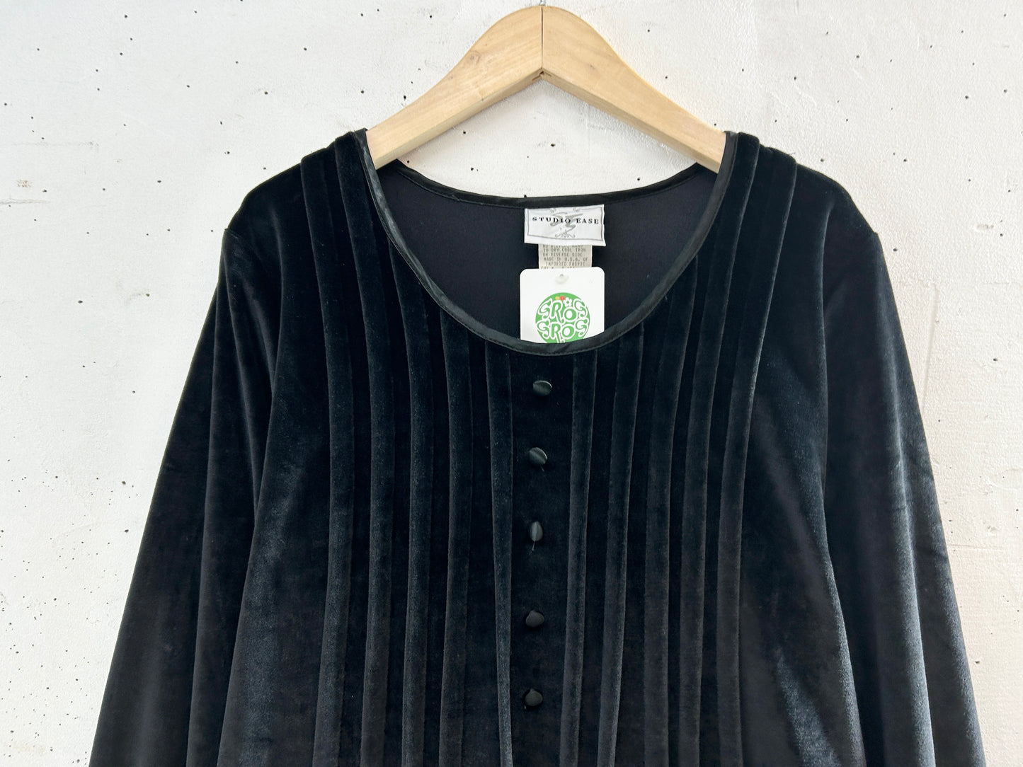 Vintage Velour Dress 〜MADE IN USA〜 [J30582]