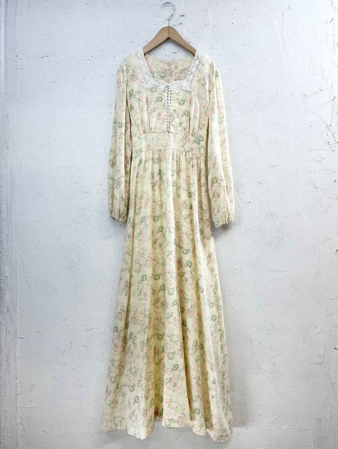'70s Vintage Dress  [J34188]