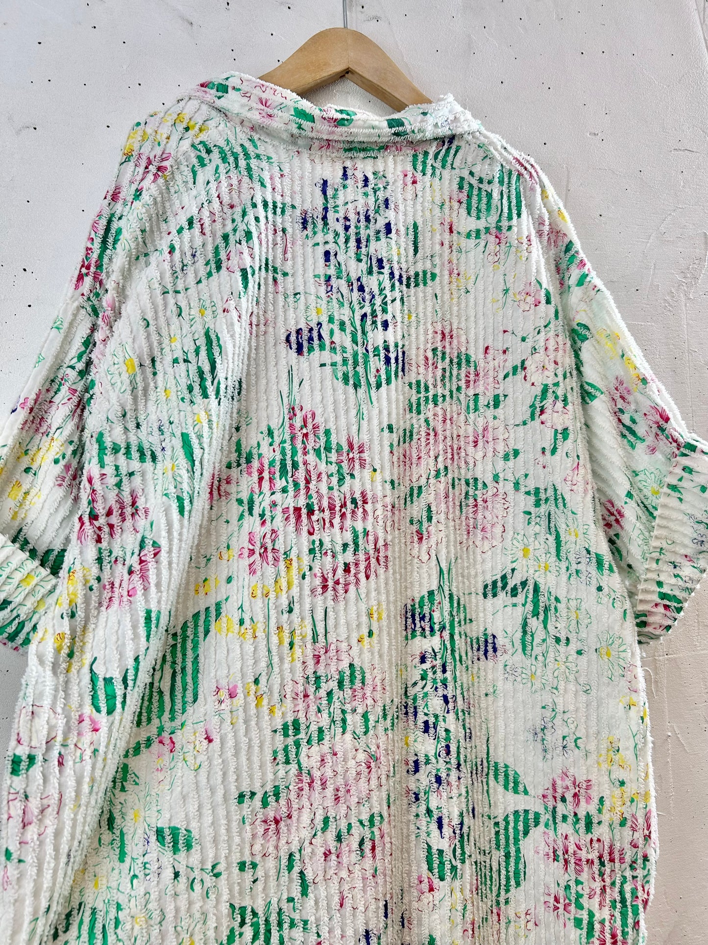 Vintage Chenille Weave Long Shirt MADE IN USA [G30670]