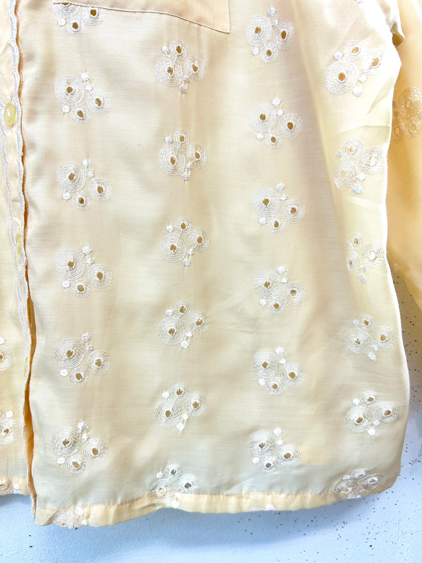 Vintage Cutwork Blouse [E32486]