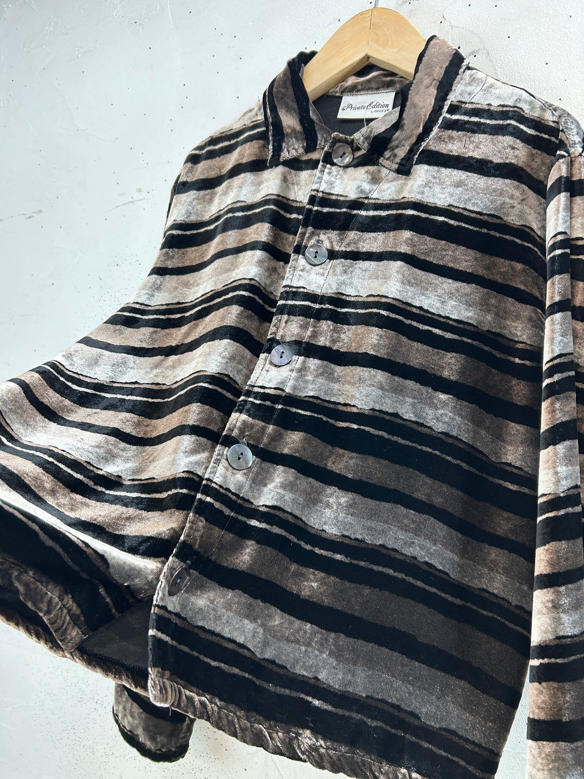 Vintage Velour Shirt [I33812]