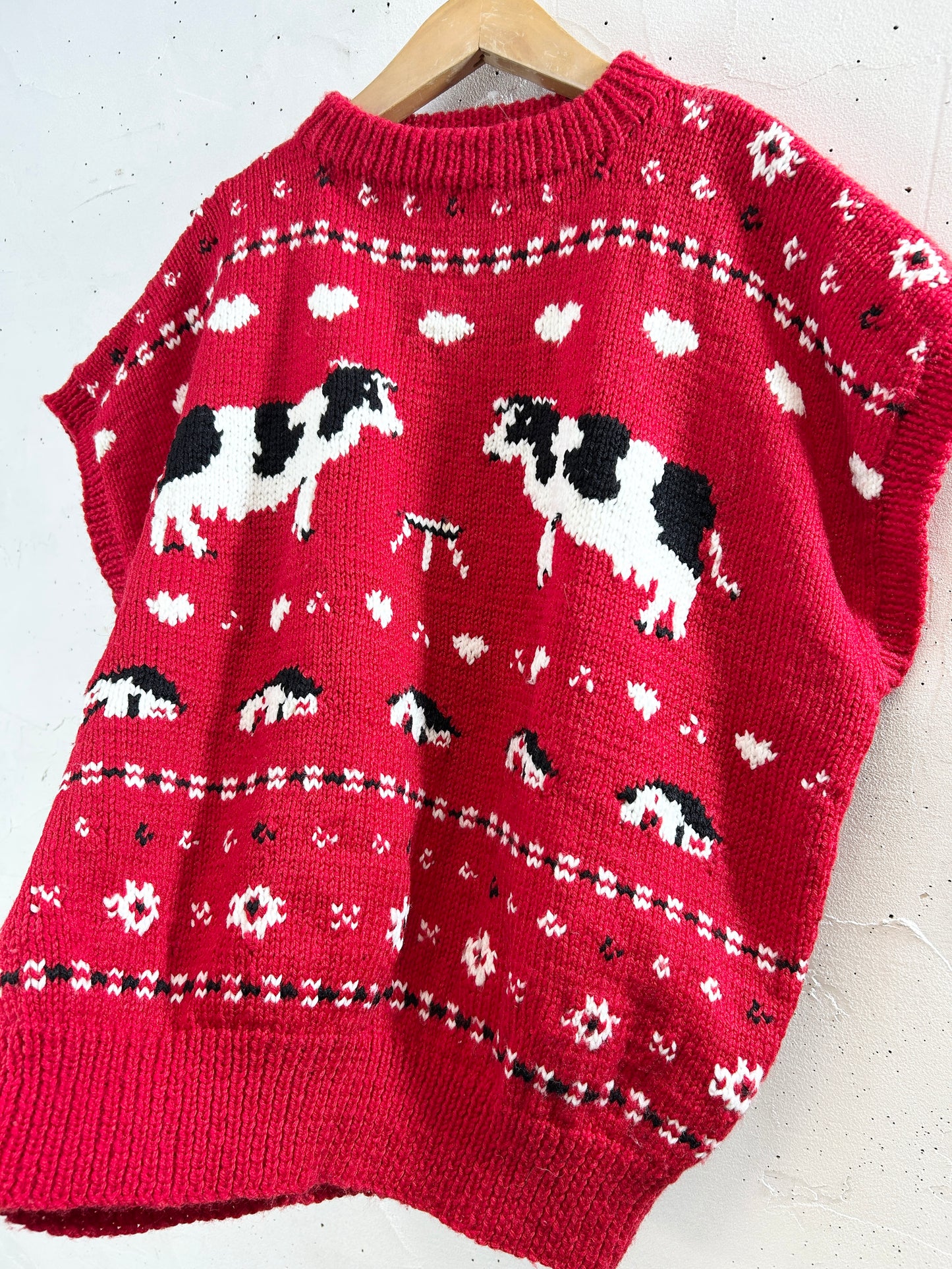 Vintage Knit Vest [K30701]