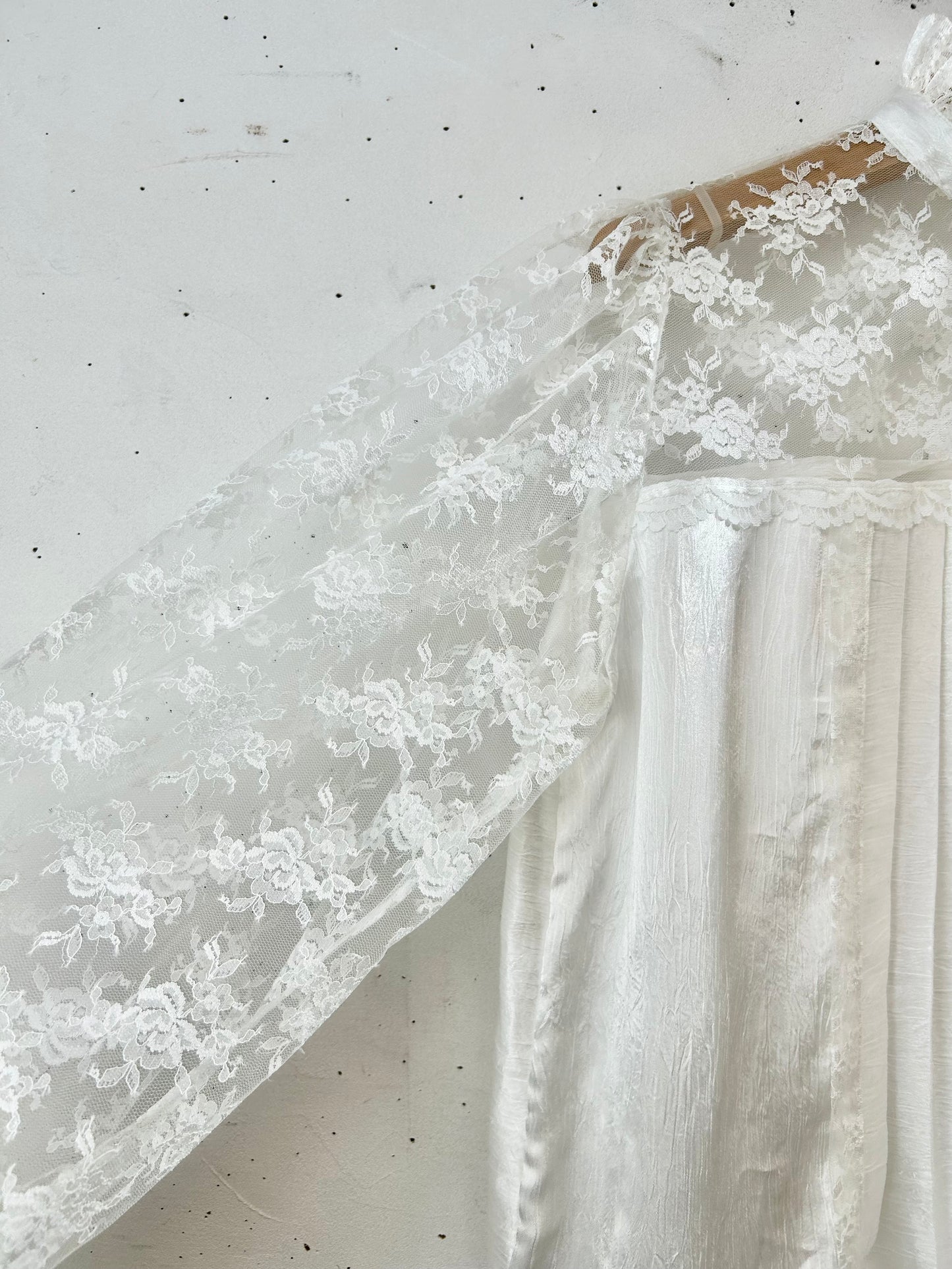 Vintage White Lace Blouse [G30776]