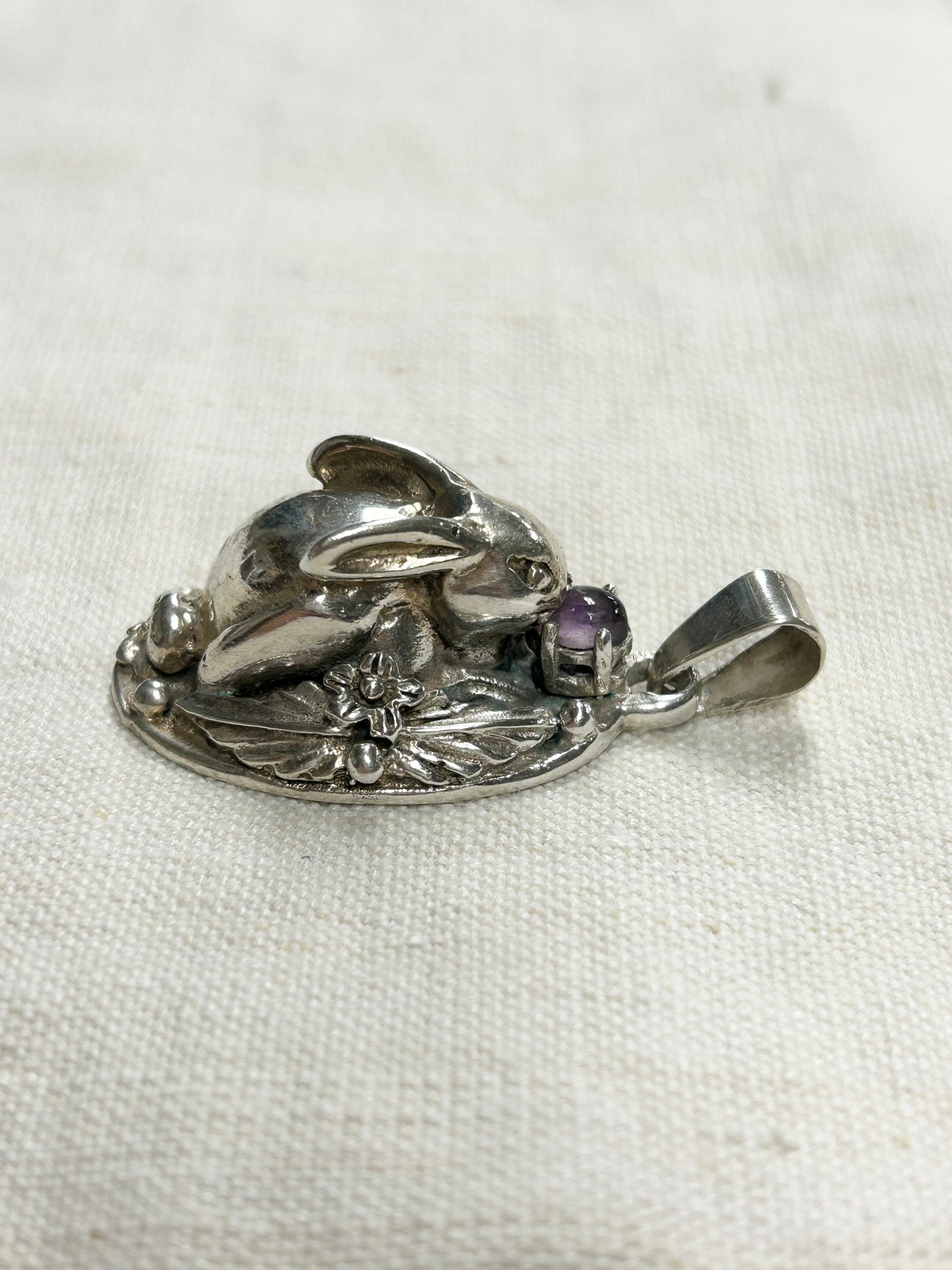 Vintage 925 Silver MEXICO Pendant Top [I30366]