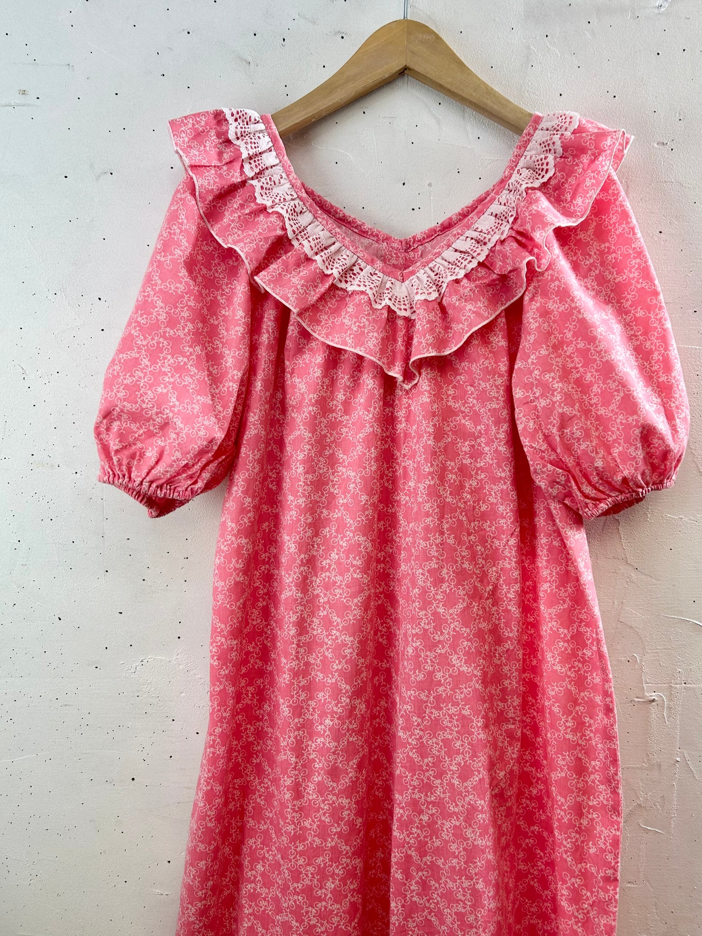 Vintage Bicycle Pattern Dress [G30805]