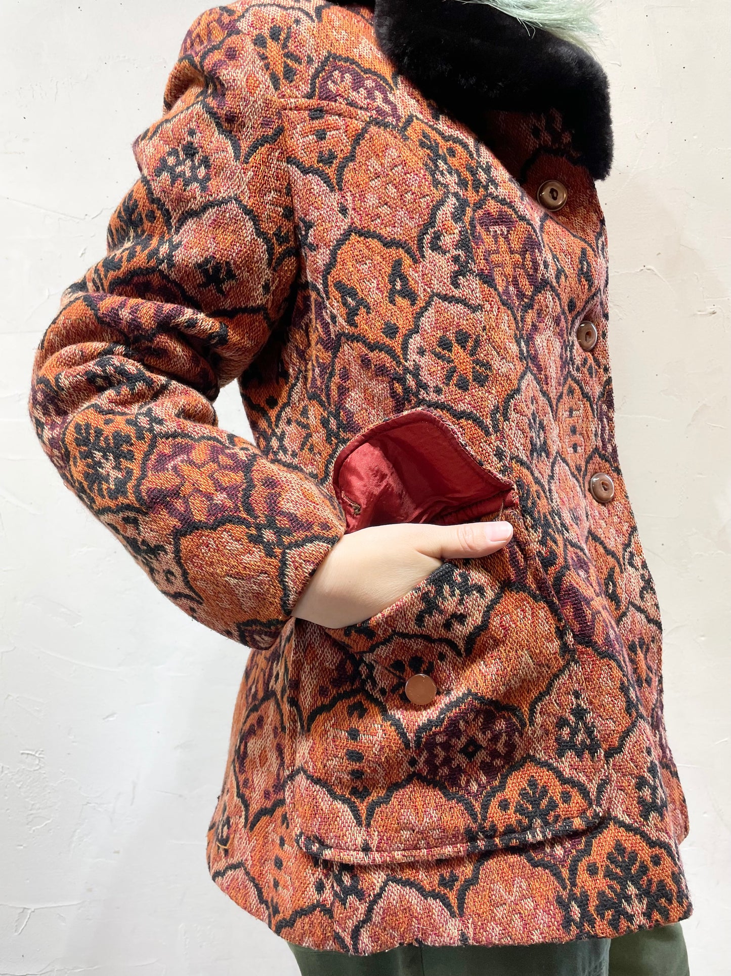 ’60s-’70s Special Vintage Gobelin Coat [A25904]