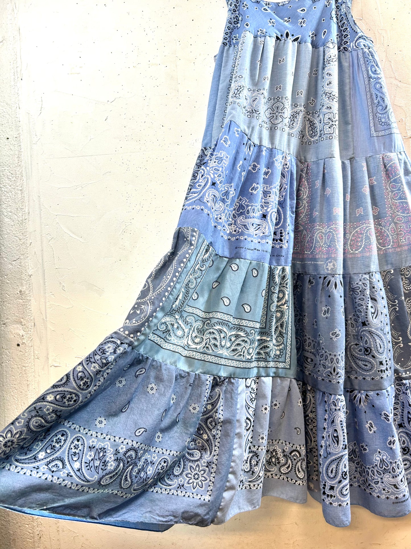 Vintage Bandana Patchwork  Dress 〜Amy Nina〜[G30652]