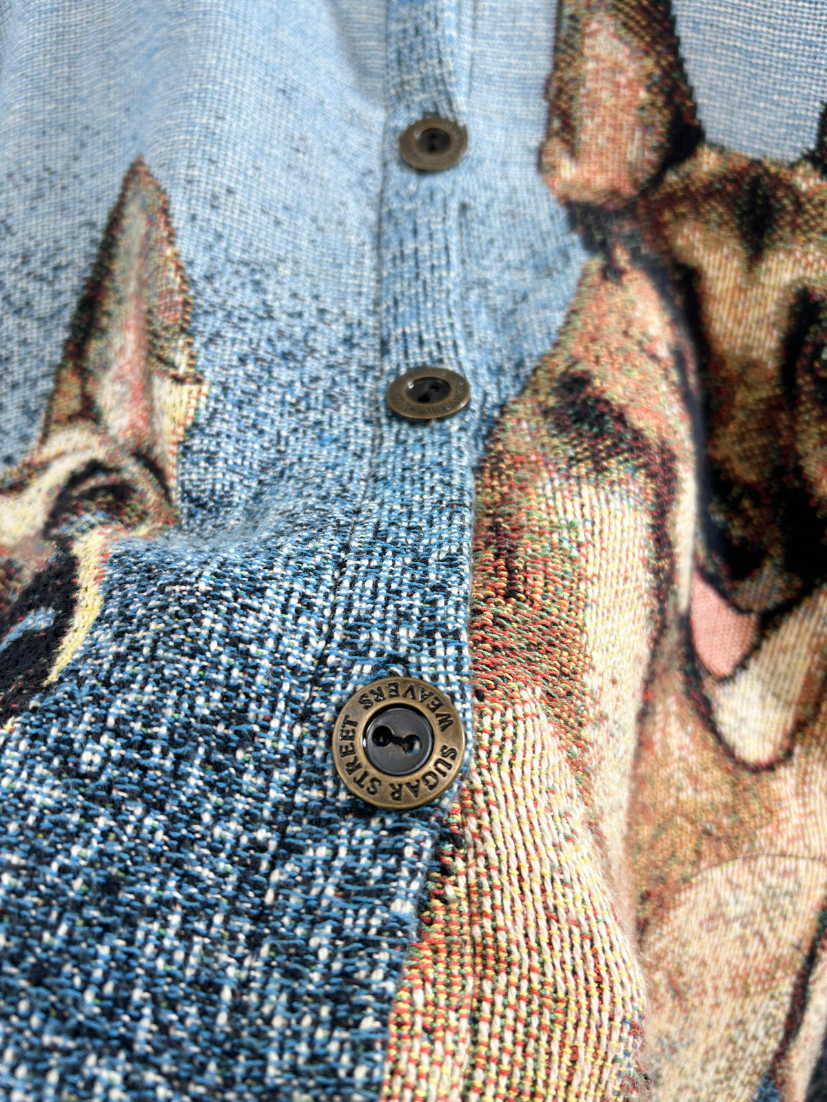 Vintage Rug Jacket 〜SUGAR STREET WEAVERS〜 MADE IN AMERICA [I33998]