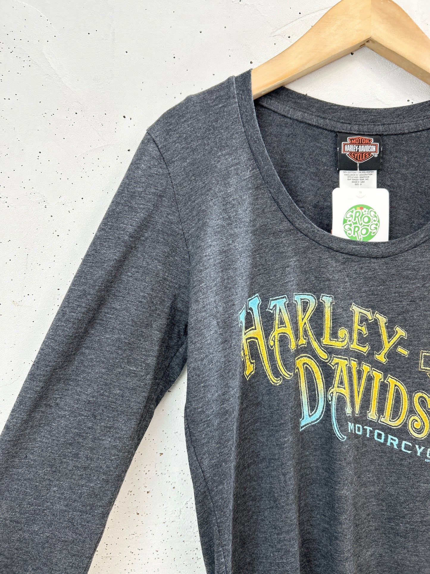 Vintage Long Sleeve Shirt 〜Harley Davidson〜 [E32445]