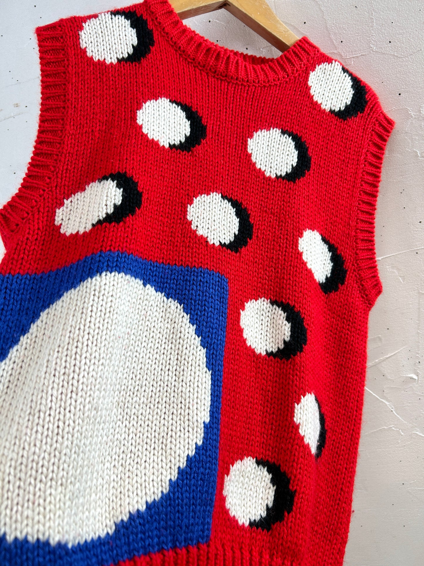 Vintage Knit Vest [J30676]