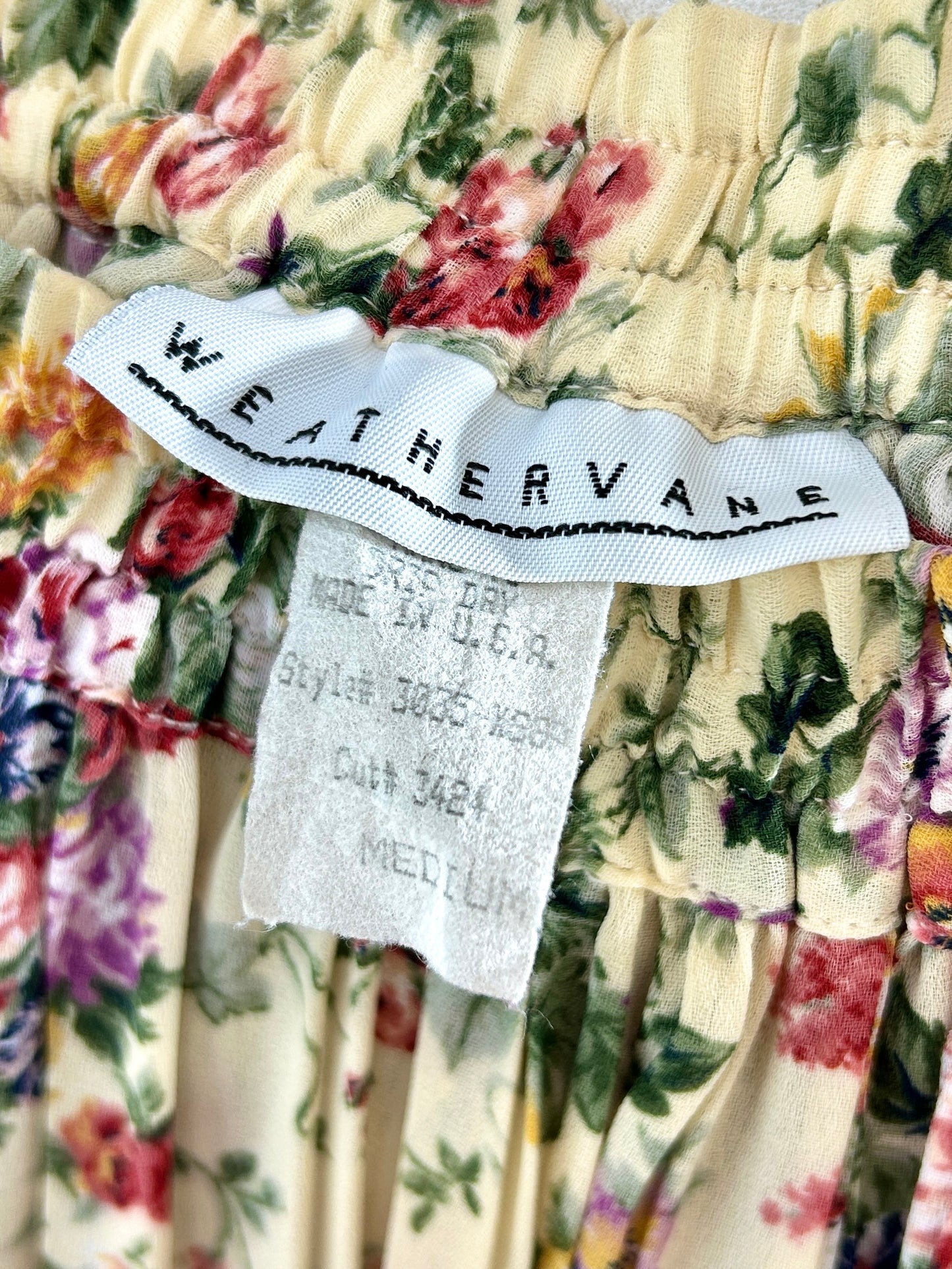 Vintage Pleats Skirt 〜WEATHERVANE〜 MADE IN USA[G33238]