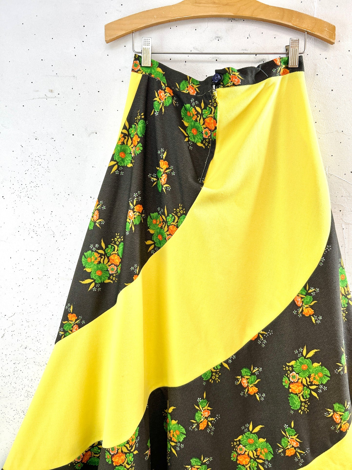 '70sVintage Escargot Patchwork Skirt [G32919]