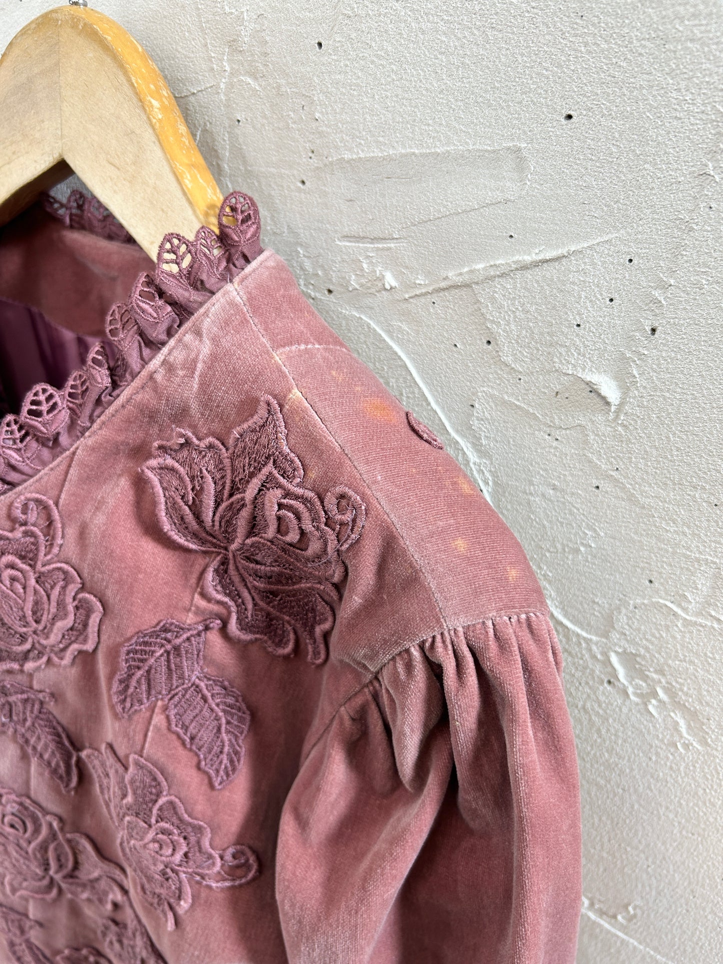 Vintage Velour Dress [J30473]