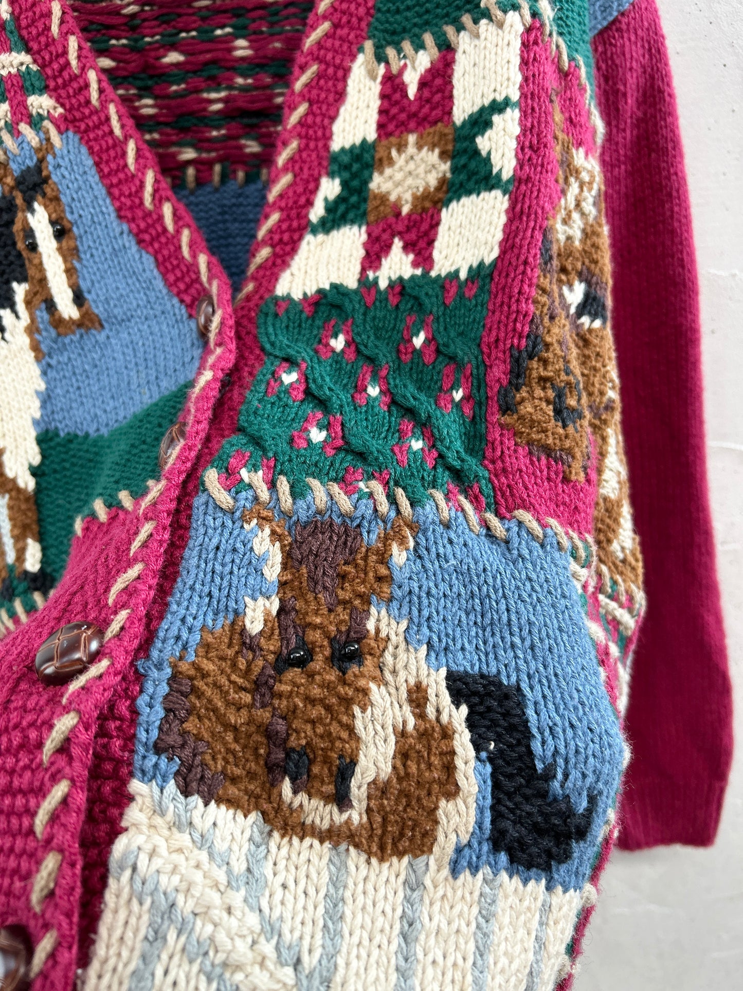 Vintage Cotton  Knit Cardigan [B31485]