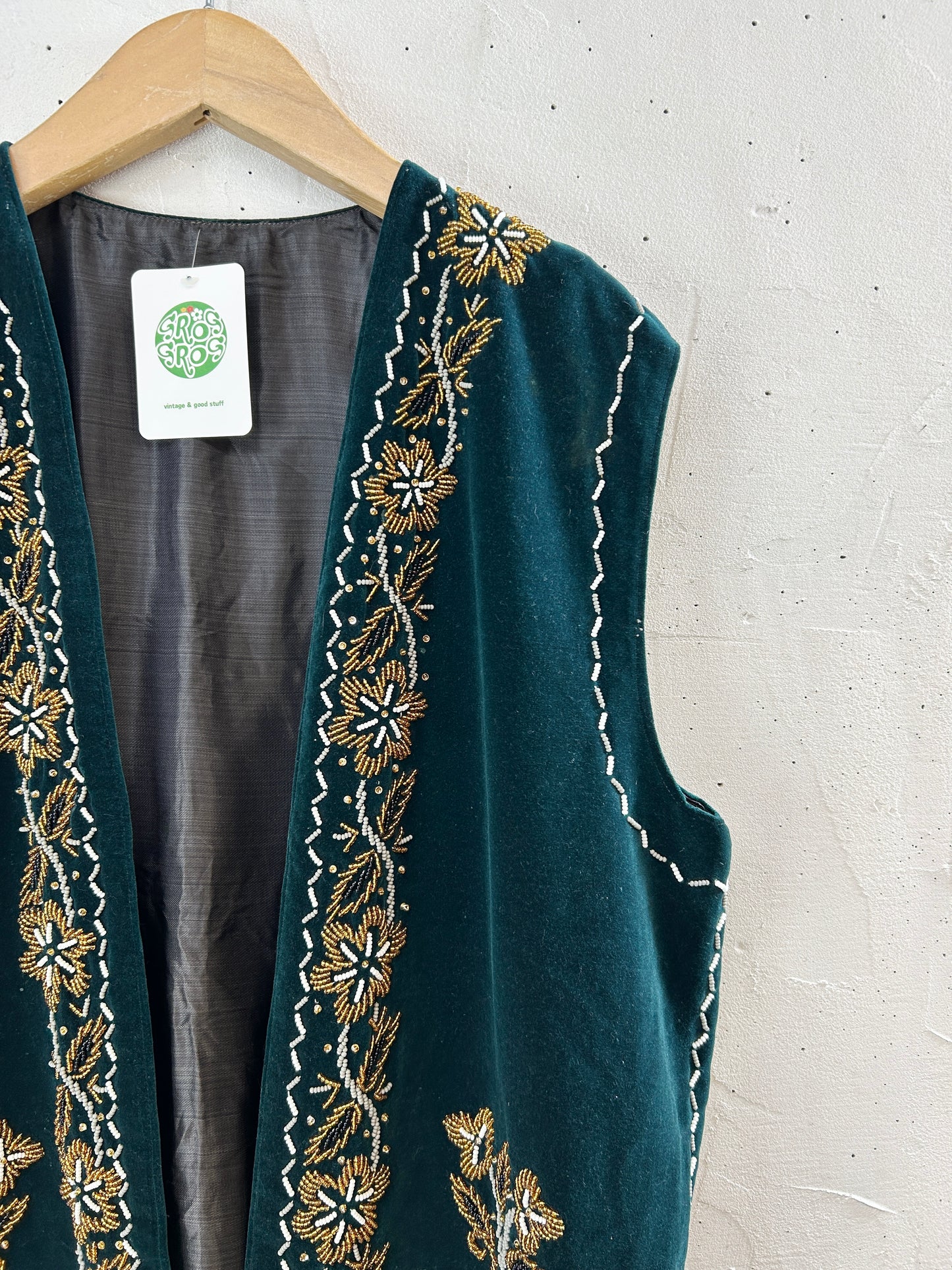Vintage Velour Vest [J30446]