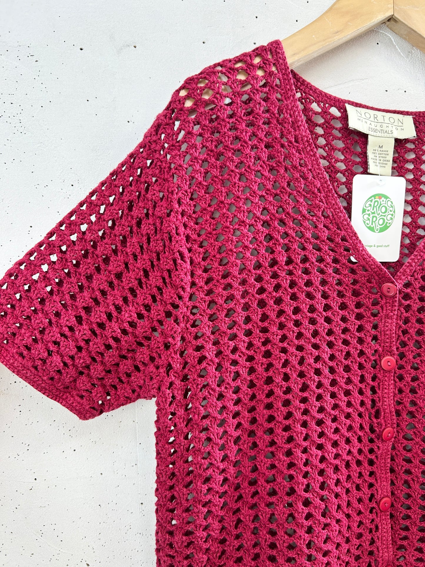 Vintage Crochet Cardigan [G33217]
